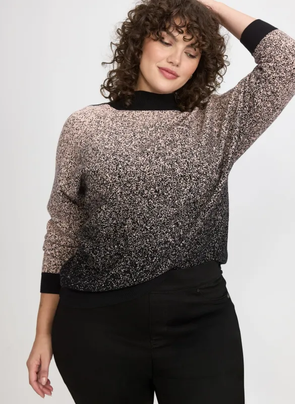 Gradient Dot Motif Sweater sold by Laura