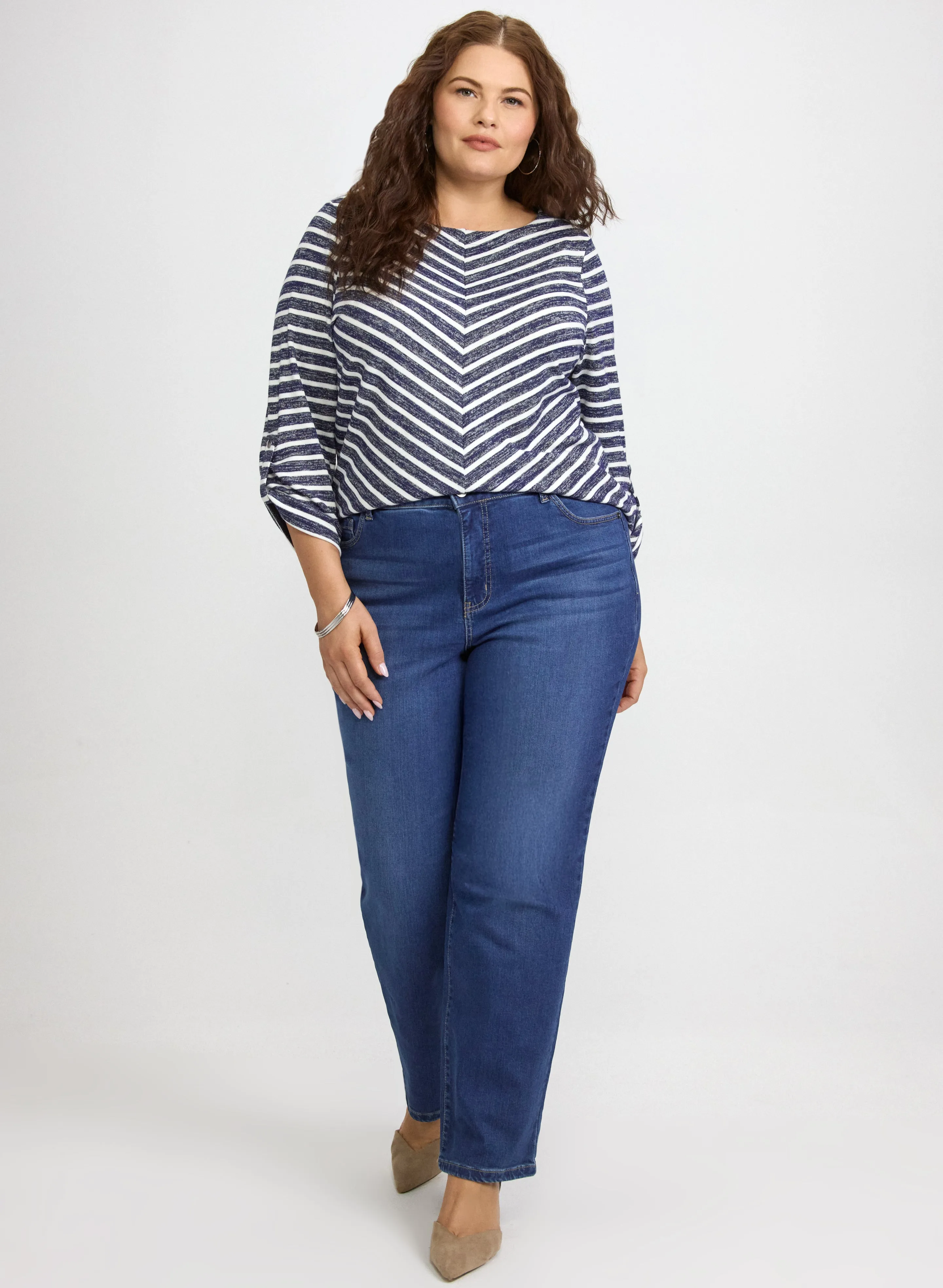 Stripe Knit Top sold by Laura product image thumbnail 4