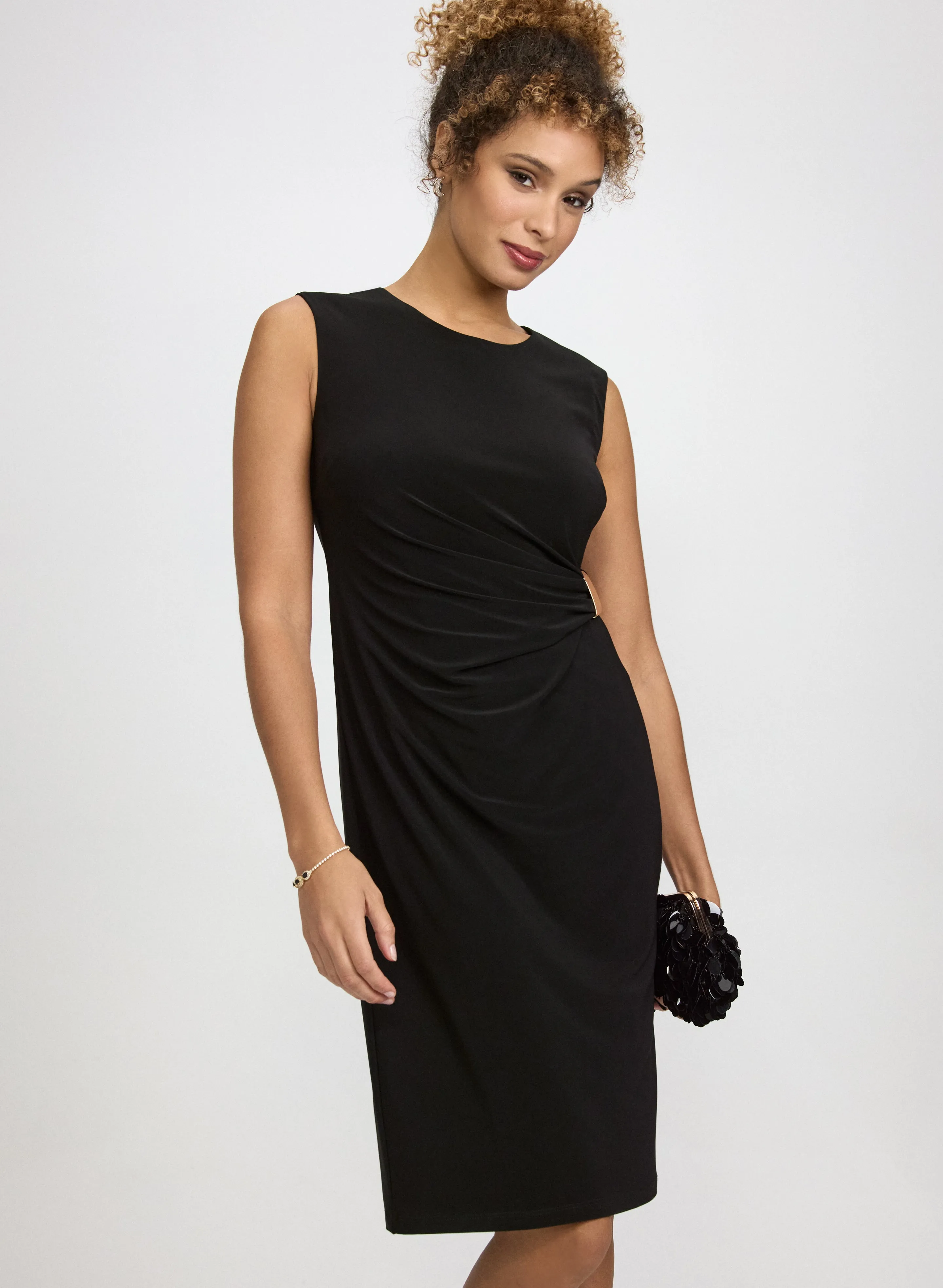 Gathered Jersey Dress sold by Laura product image thumbnail 4