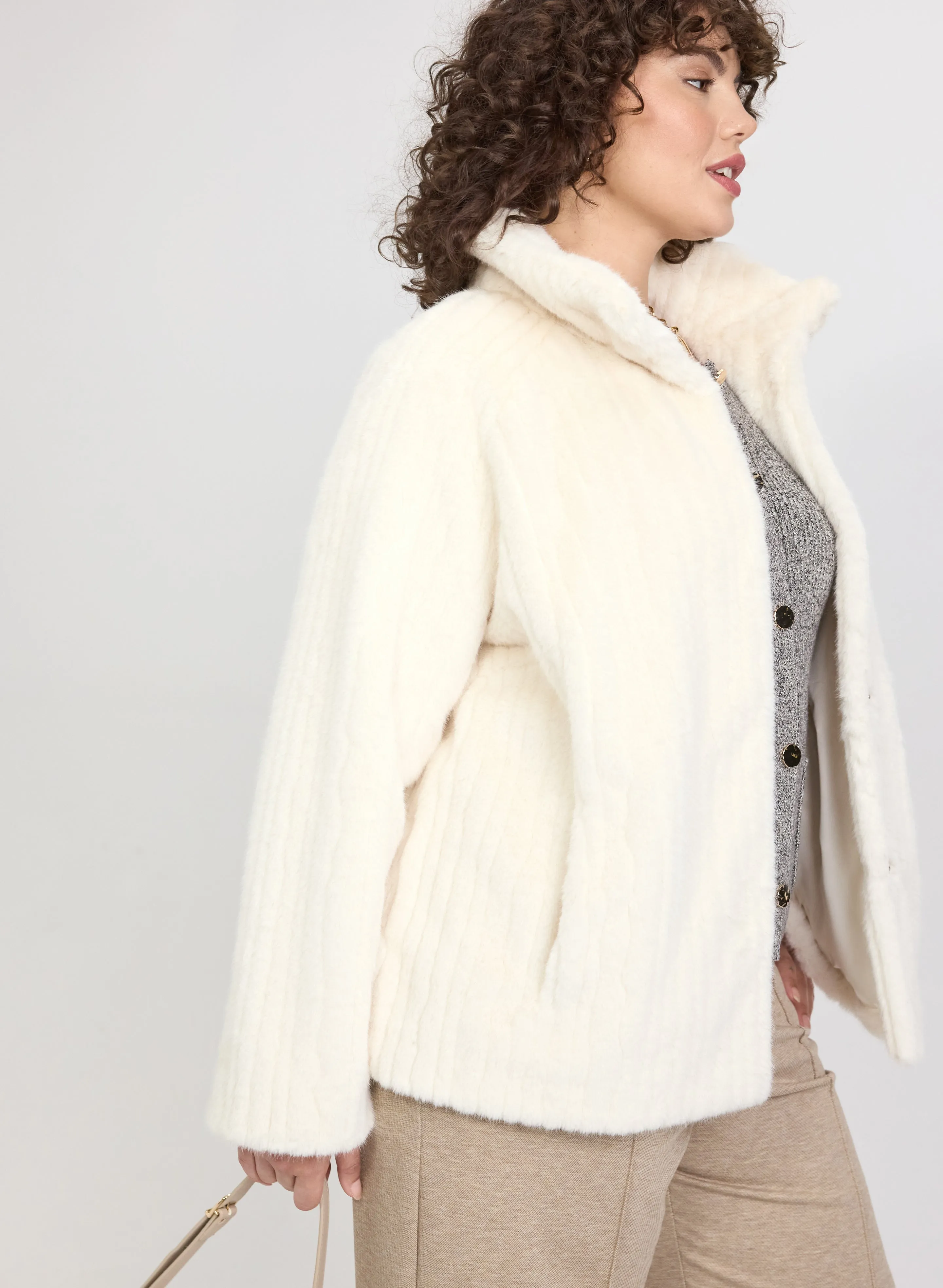 Faux Fur Coat sold by Laura product image thumbnail 3