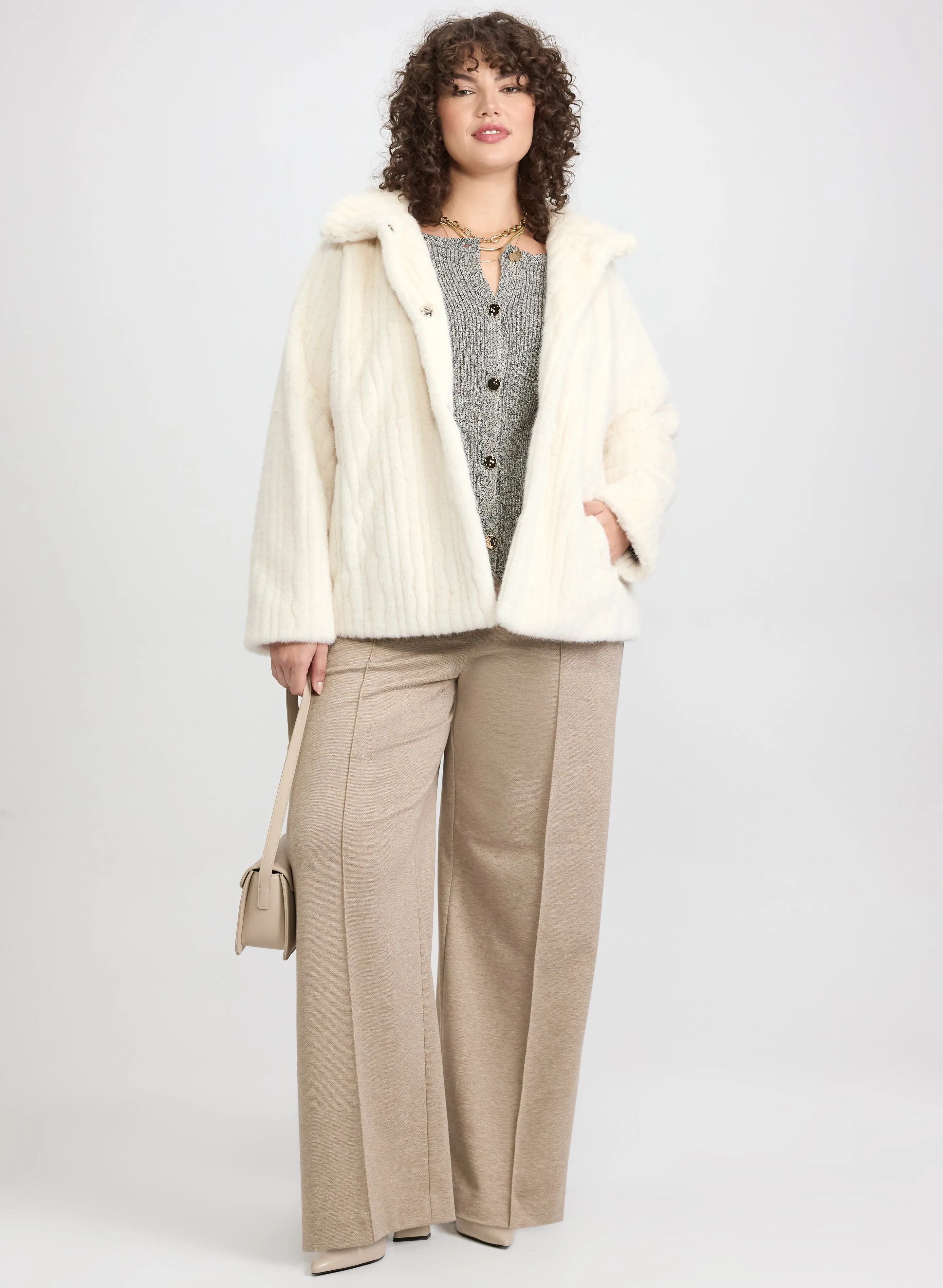 Faux Fur Coat sold by Laura product image thumbnail 2