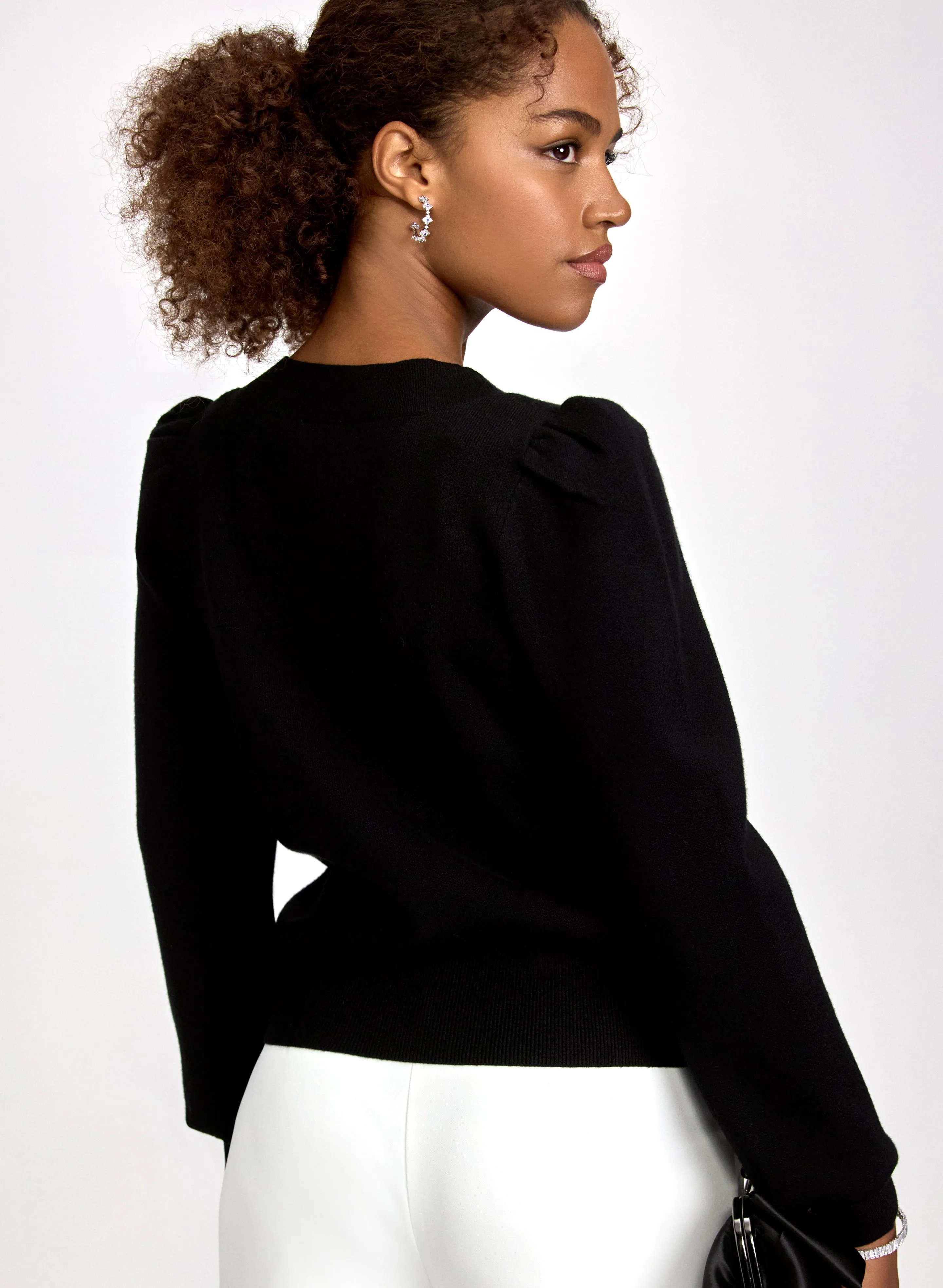 Crystal Bow Cardigan sold by Laura product image thumbnail 4