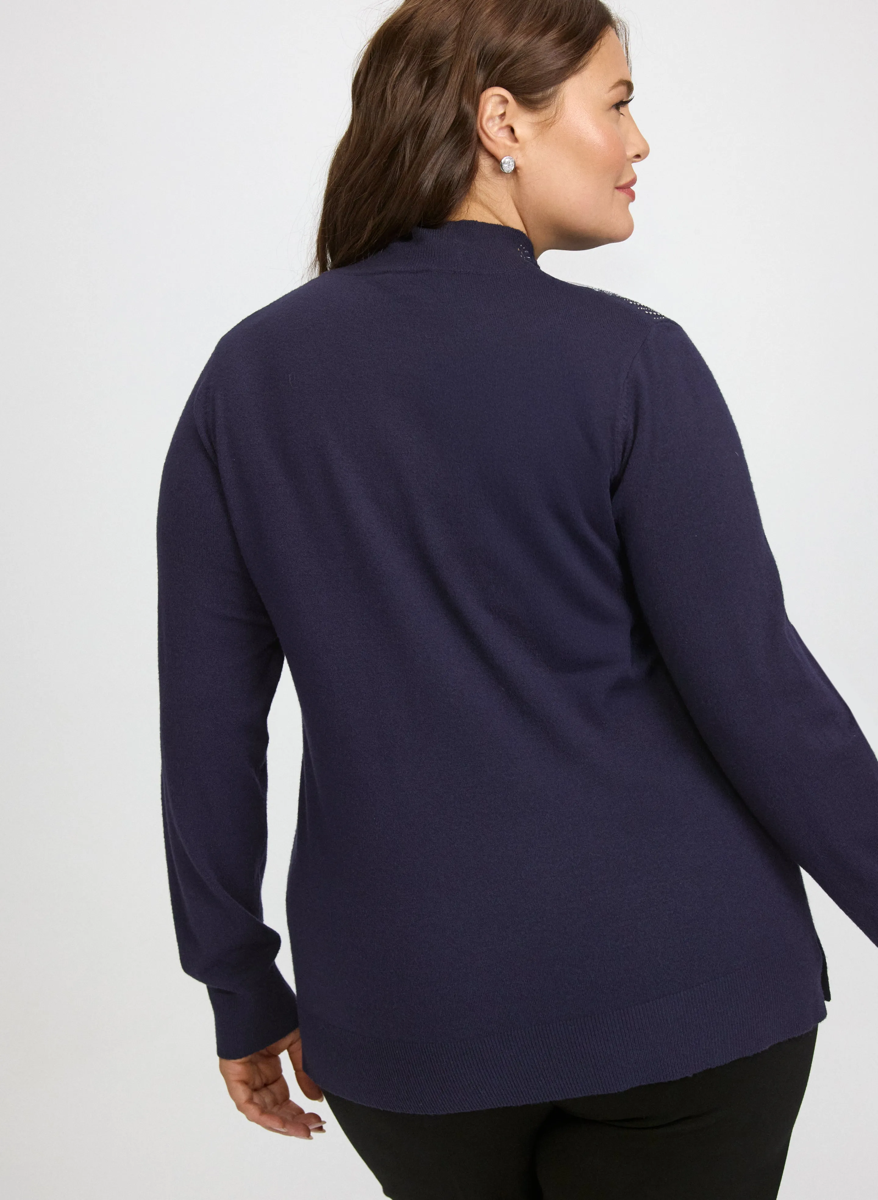 Cascading Rhinestone Sweater sold by Laura product image thumbnail 3