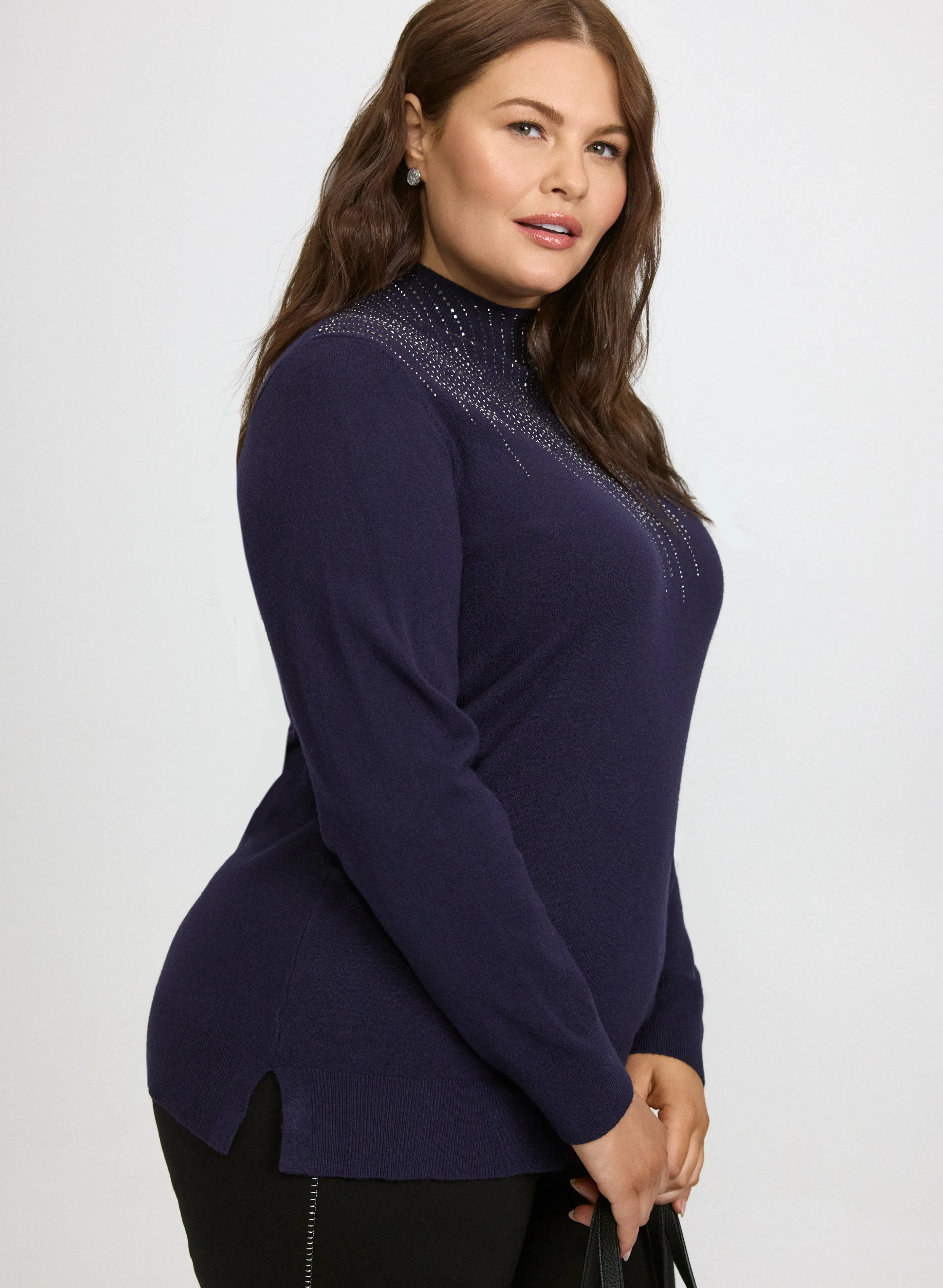 Cascading Rhinestone Sweater sold by Laura product image thumbnail 2