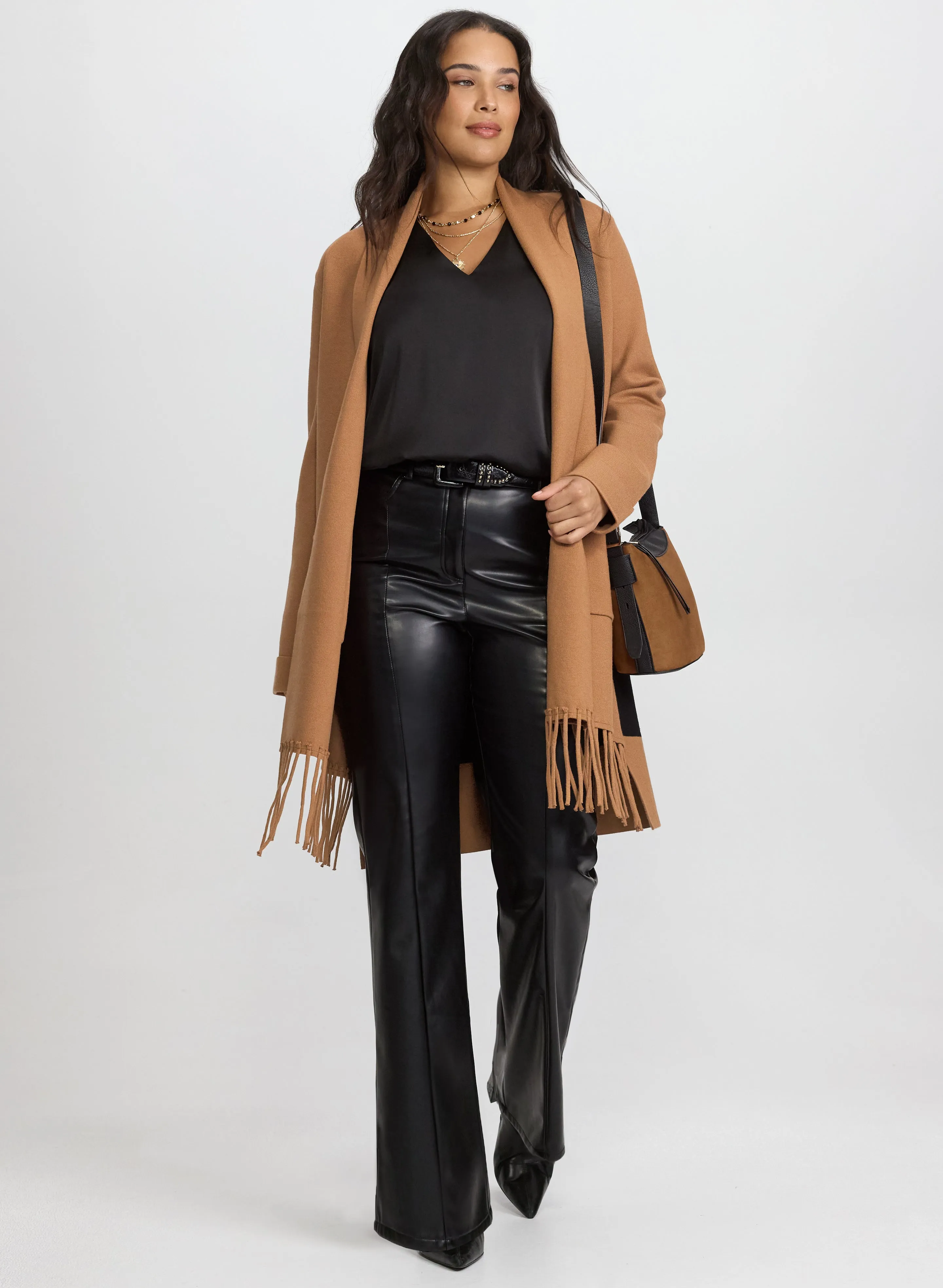 Fringe Colour Block Cardigan sold by Laura product image thumbnail 3