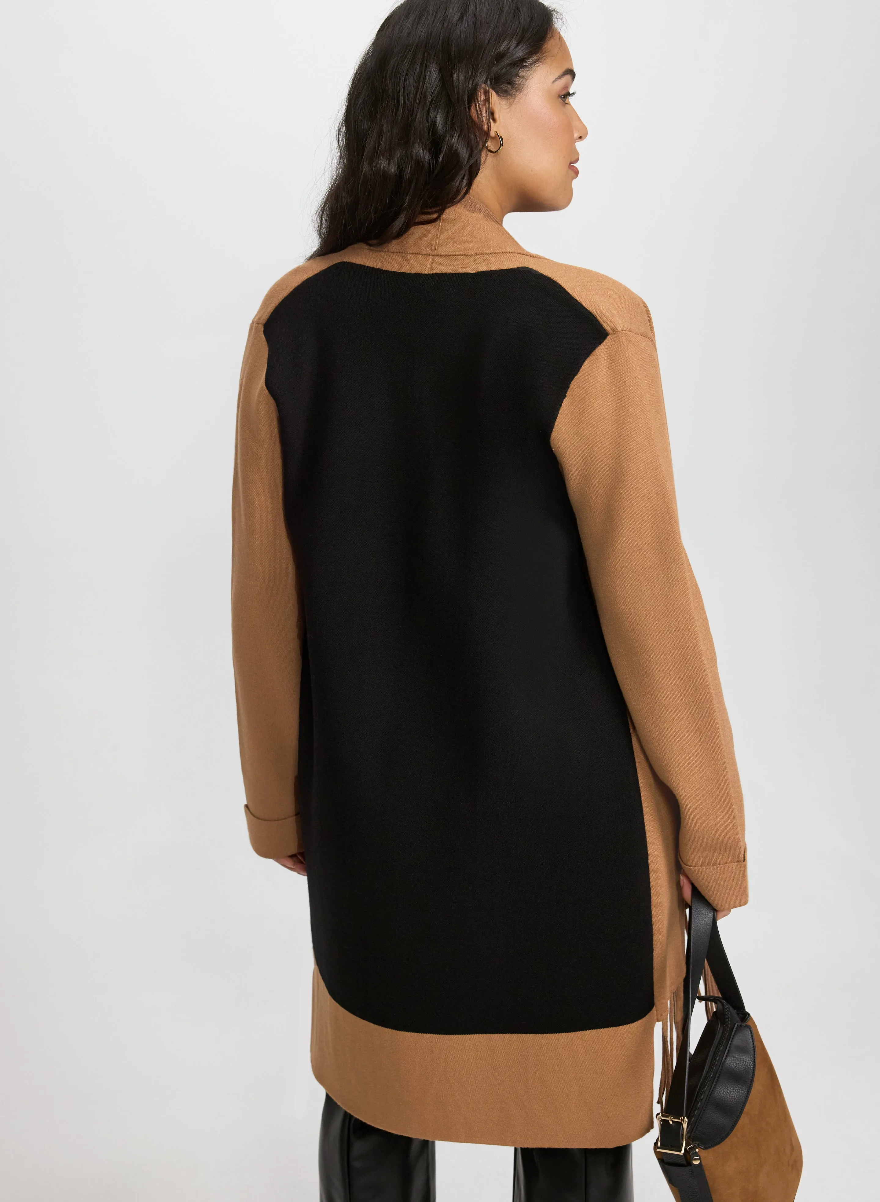 Fringe Colour Block Cardigan sold by Laura product image thumbnail 4