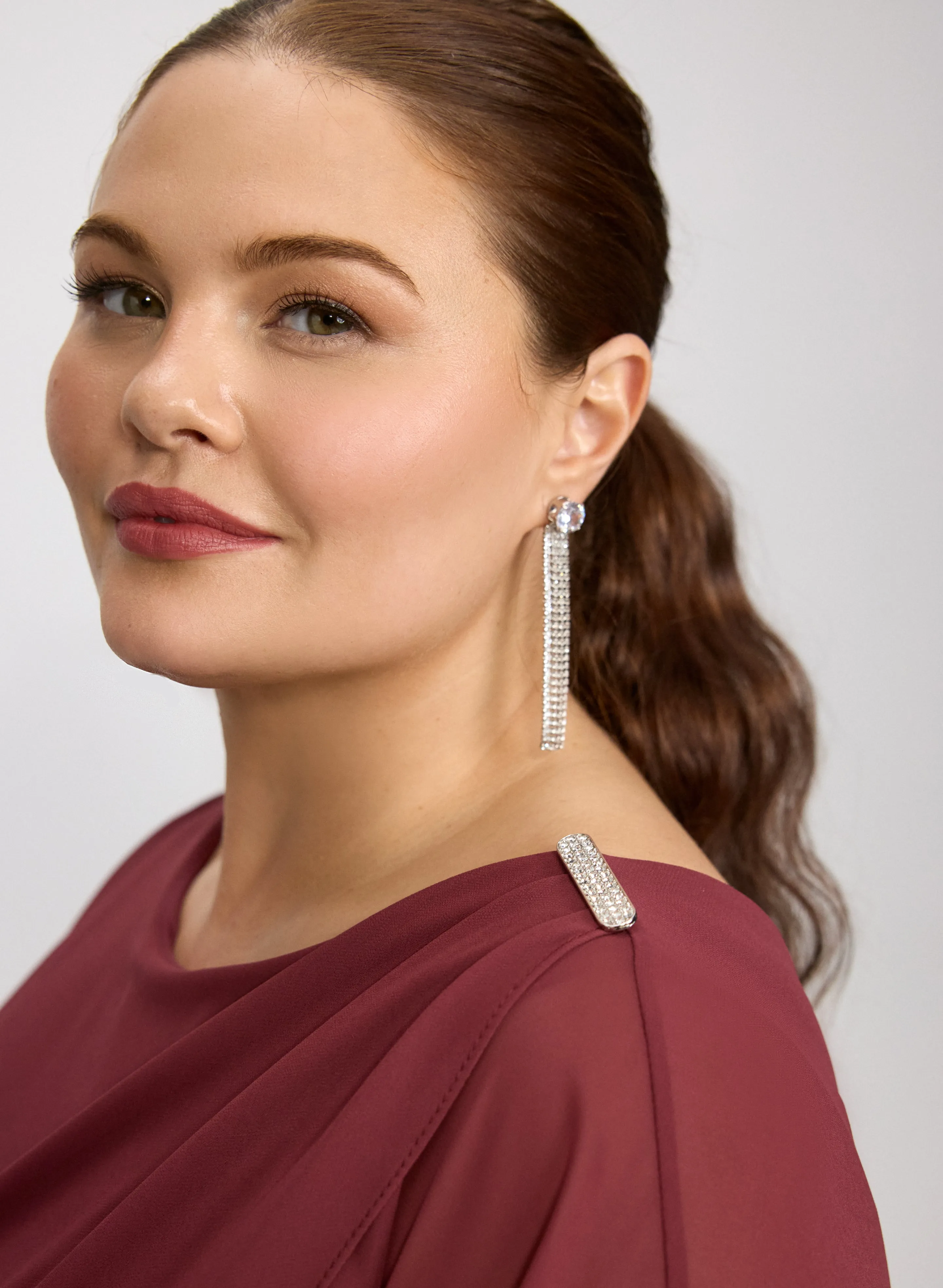 Joseph Ribkoff - Capelet Overlay Dress sold by Laura product image thumbnail 5