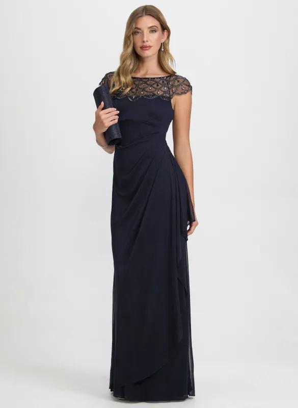 Embellished Mesh Dress sold by Laura