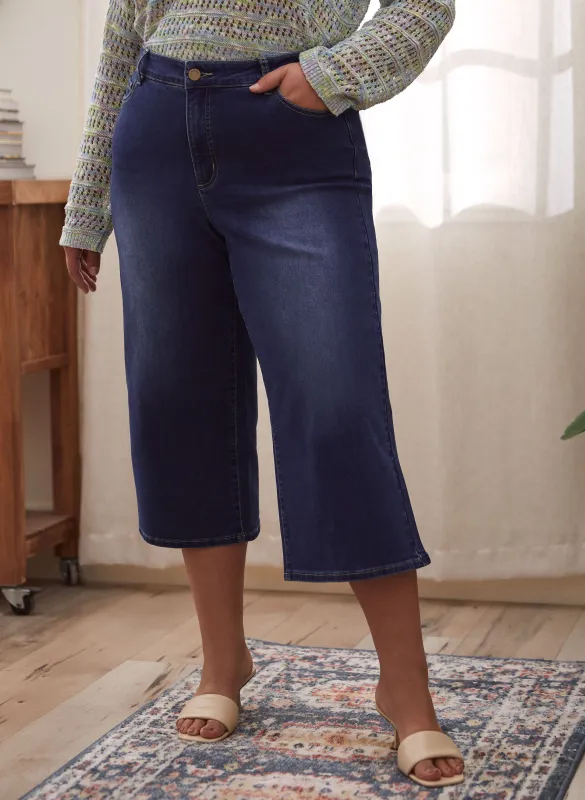 Wide Leg Gaucho Jeans sold by Laura