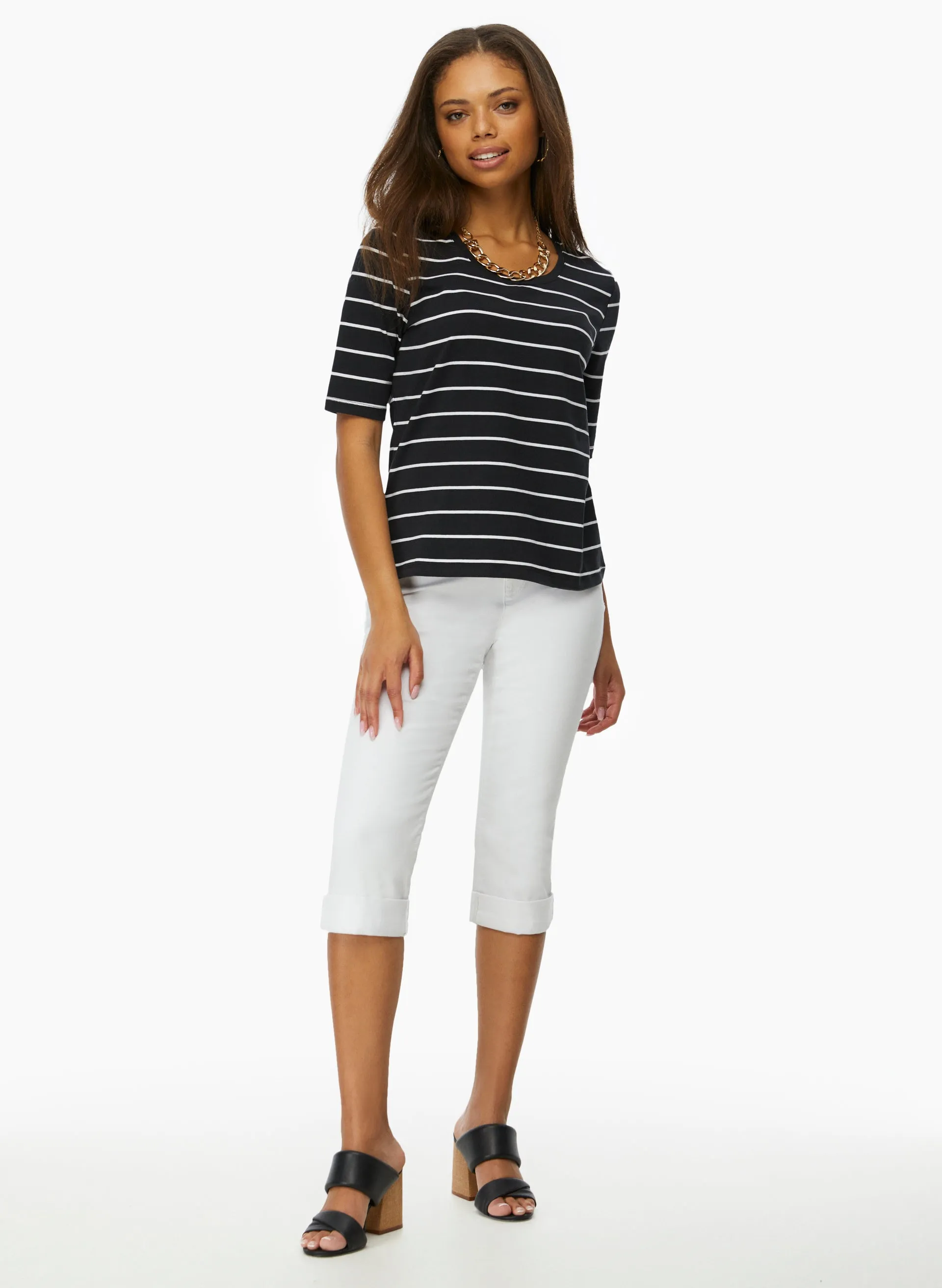 Pull-On Denim Capris sold by Laura product image thumbnail 4