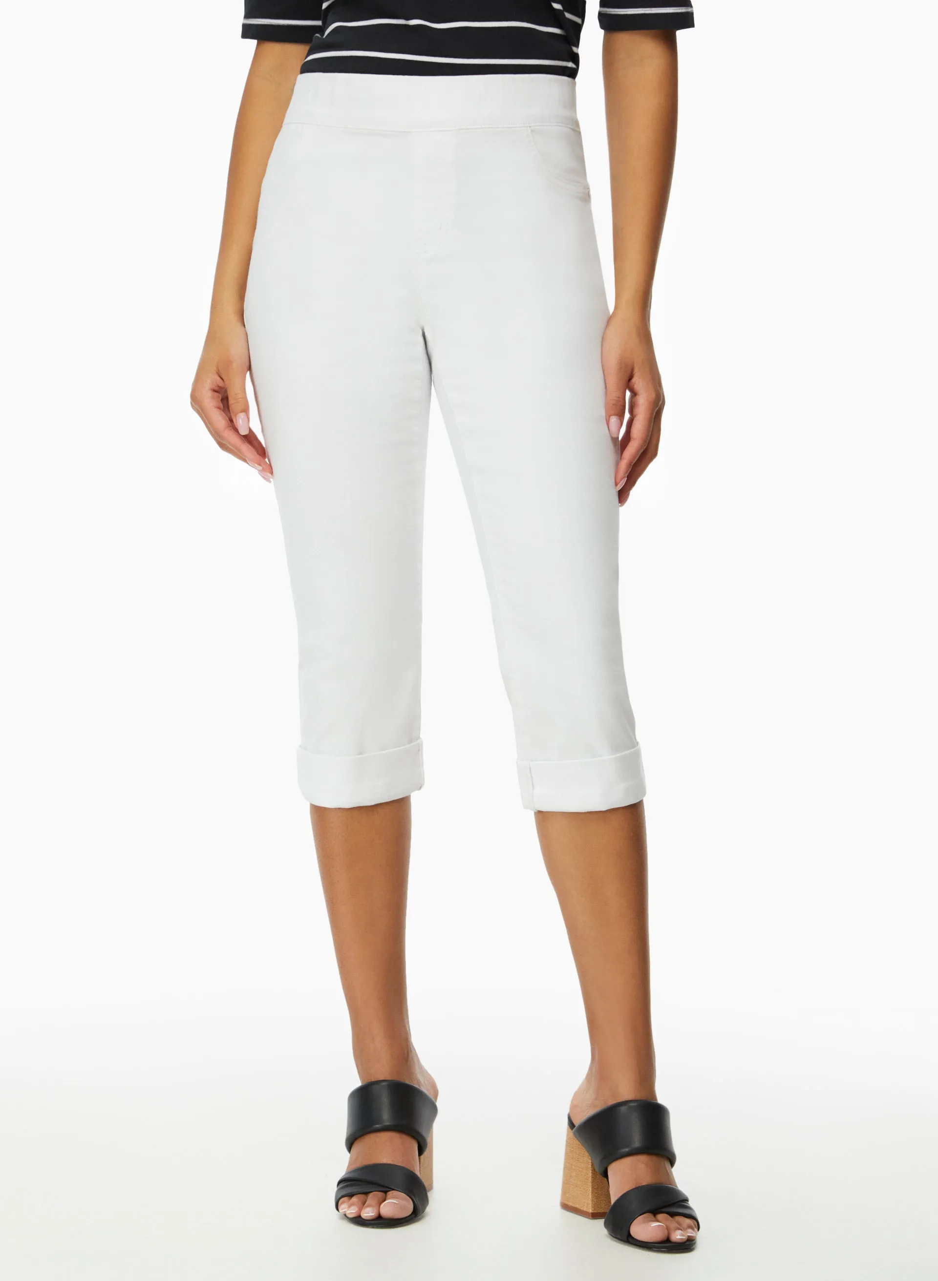 Pull-On Denim Capris sold by Laura