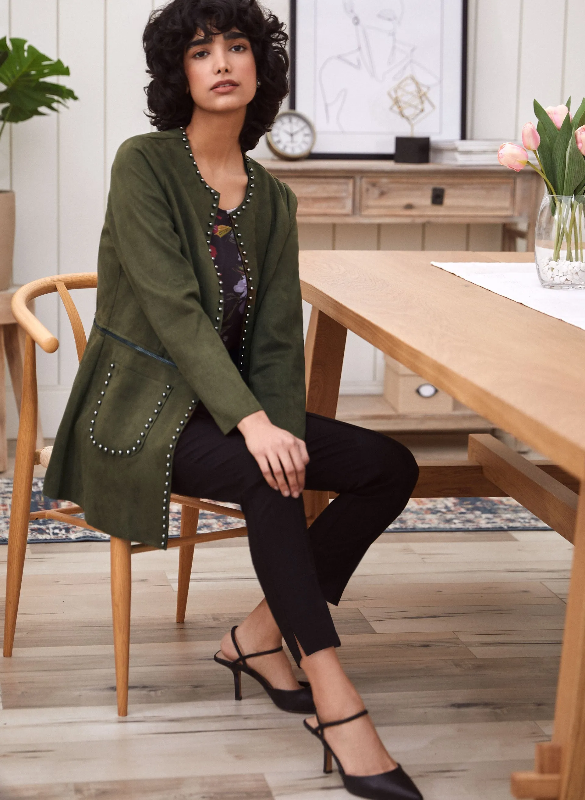 Pull-On Slim Leg Pants sold by Laura product image thumbnail 3