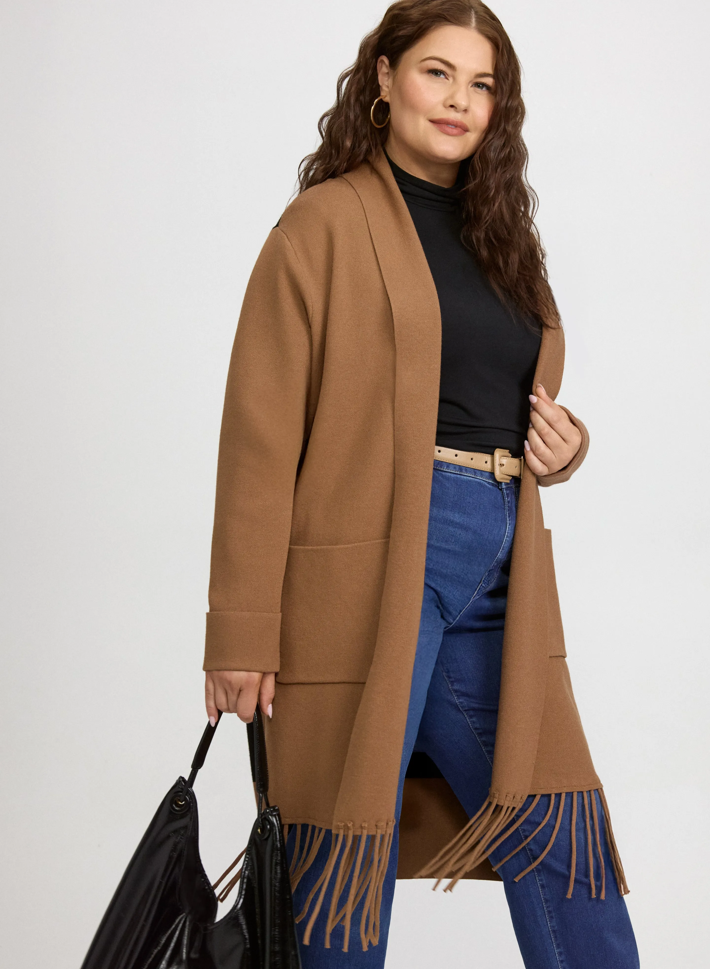 Fringe Colour Block Cardigan sold by Laura product image thumbnail 4