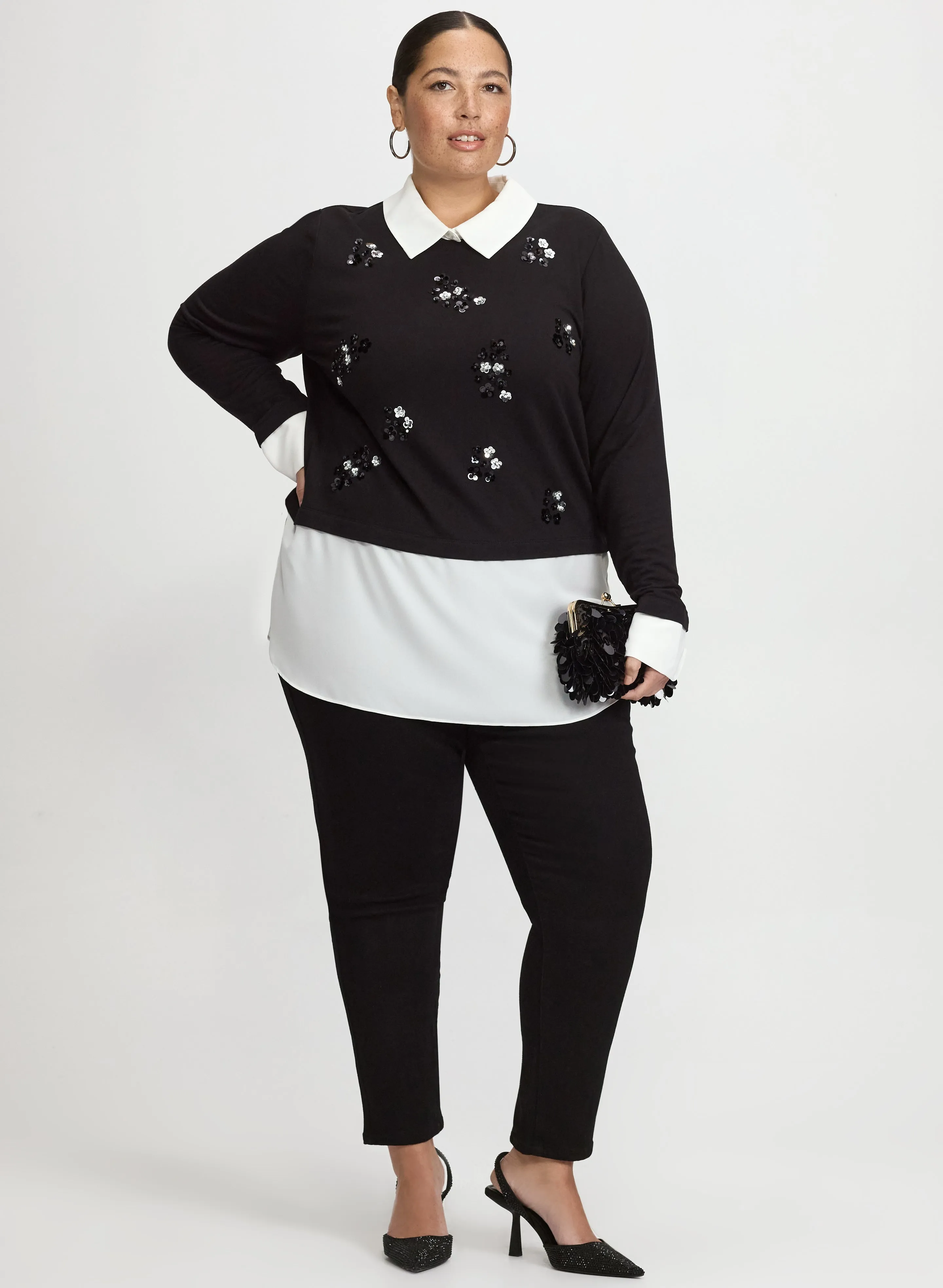 Embellished Bow Detail Jeans sold by Laura product image thumbnail 3