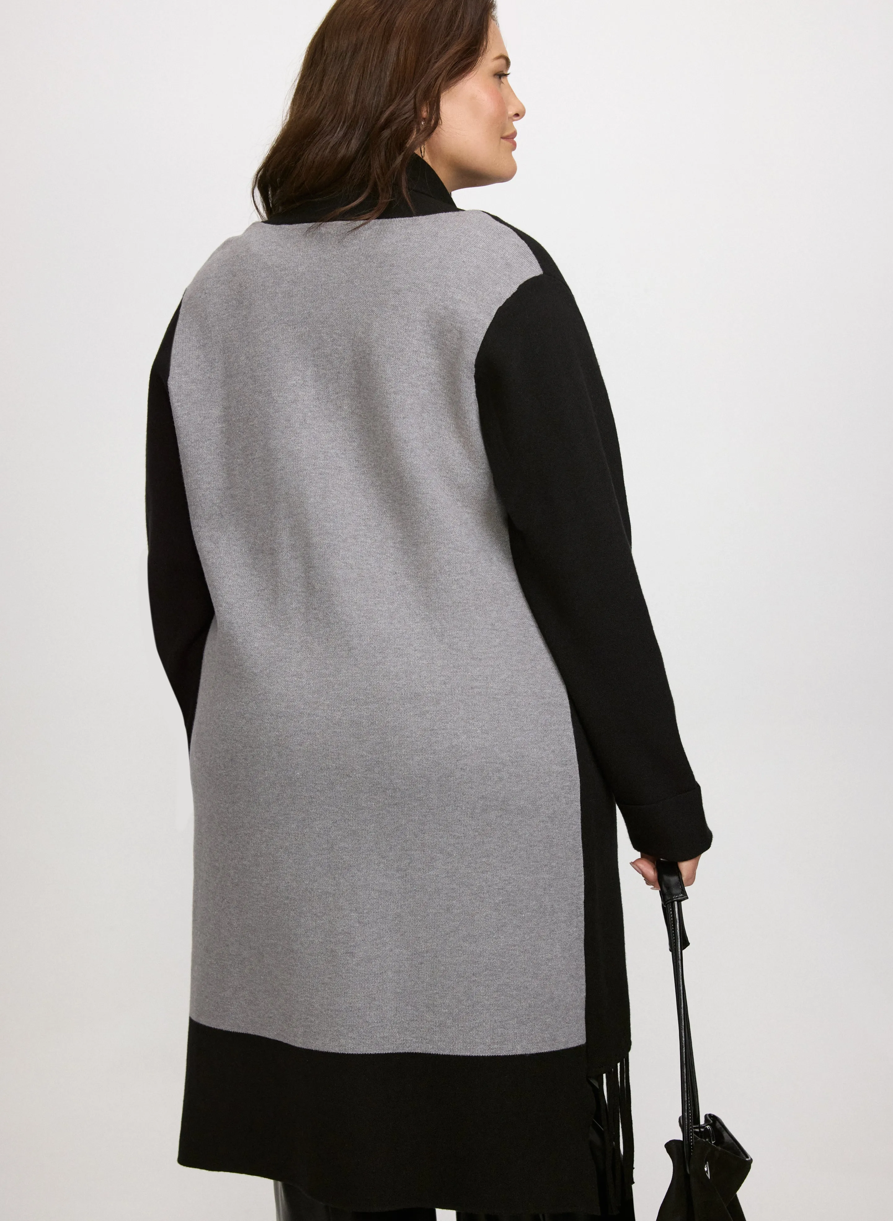 Fringe Colour Block Cardigan sold by Laura product image thumbnail 2