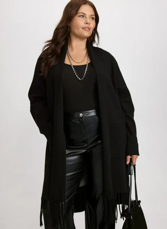 Fringe Colour Block Cardigan sold by Laura