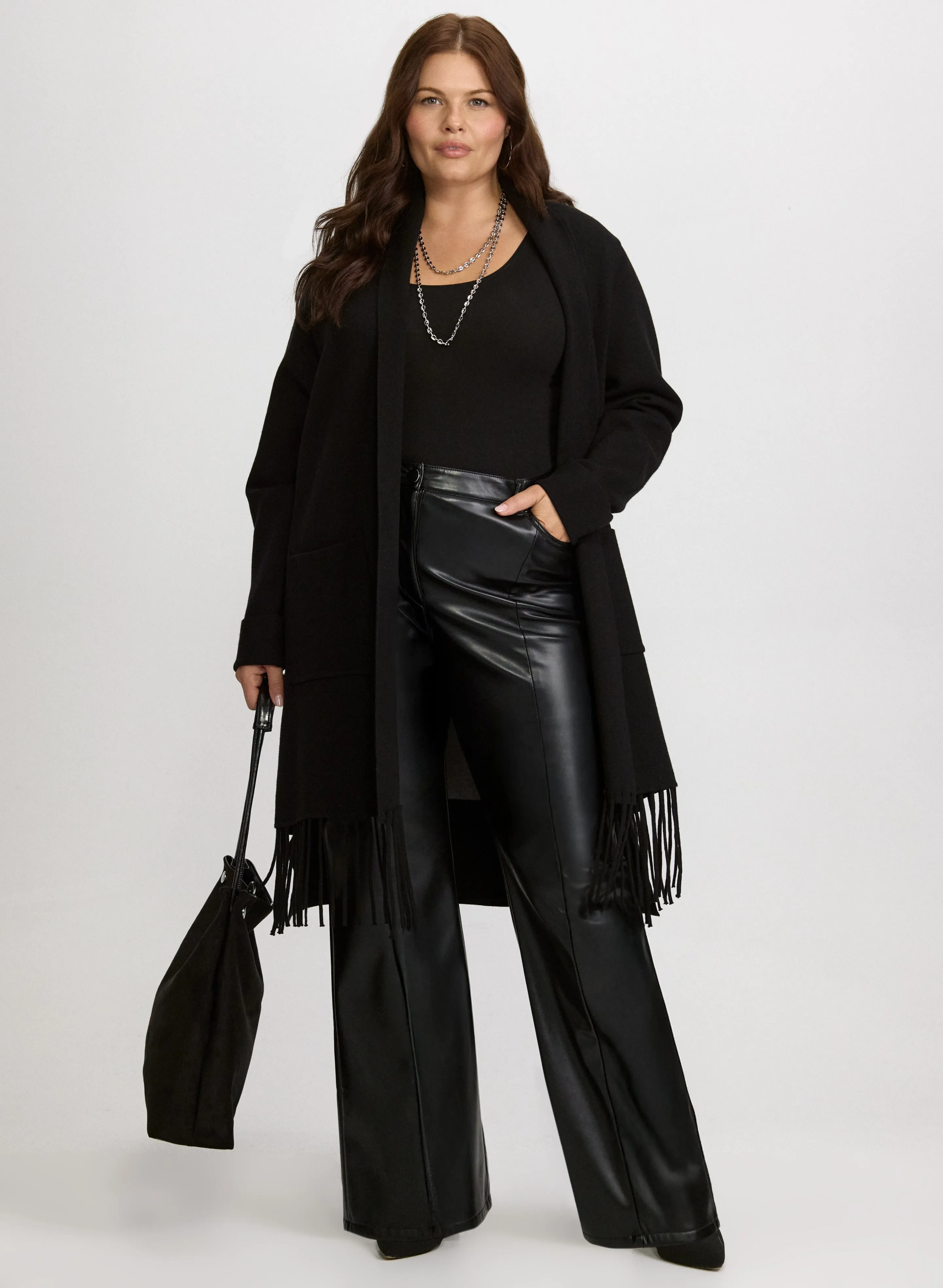 Fringe Colour Block Cardigan sold by Laura product image thumbnail 3