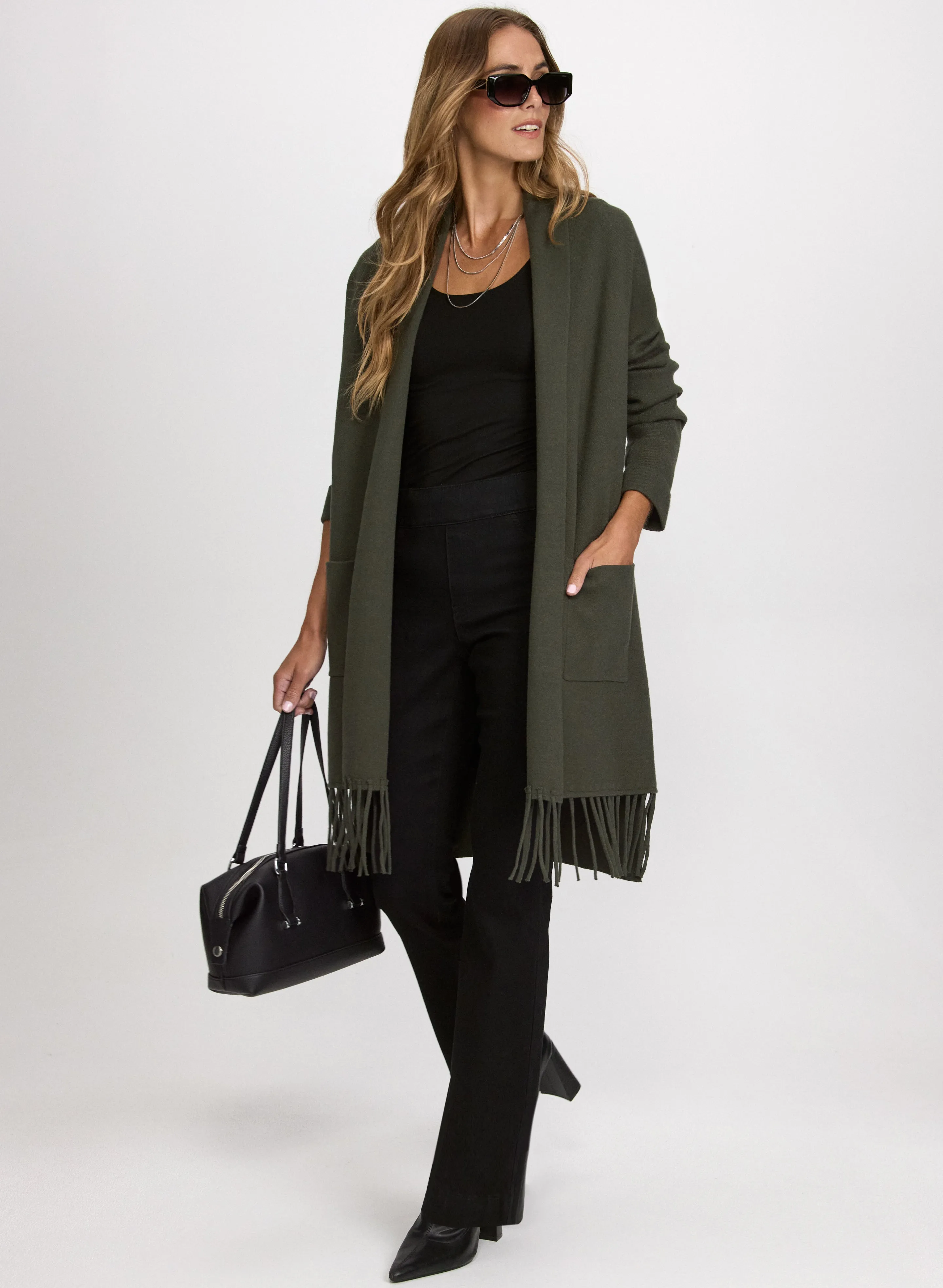 Fringe Colour Block Cardigan sold by Laura product image thumbnail 3