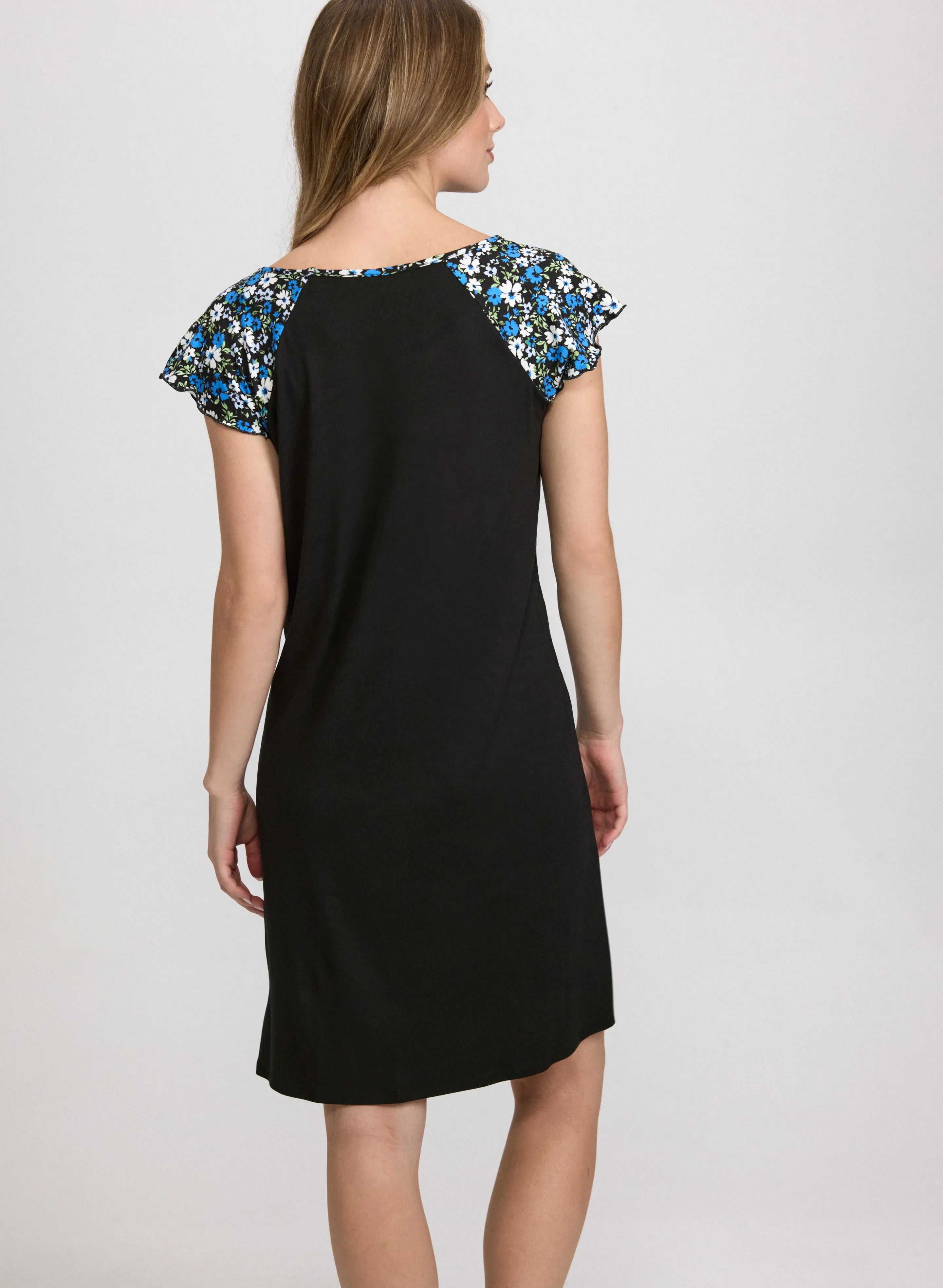 Floral Jersey Night Dress sold by Laura product image thumbnail 3