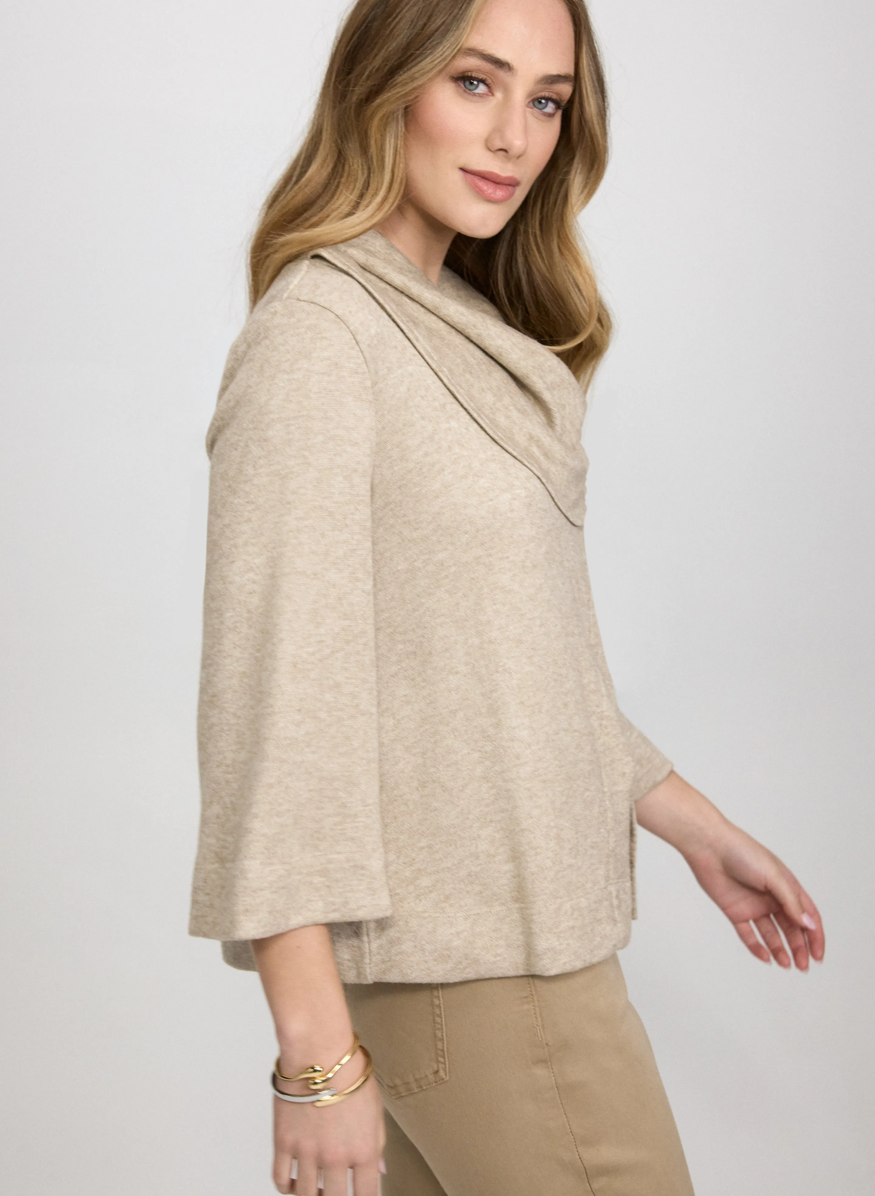 Knit Cowl Neck Top sold by Laura product image thumbnail 2