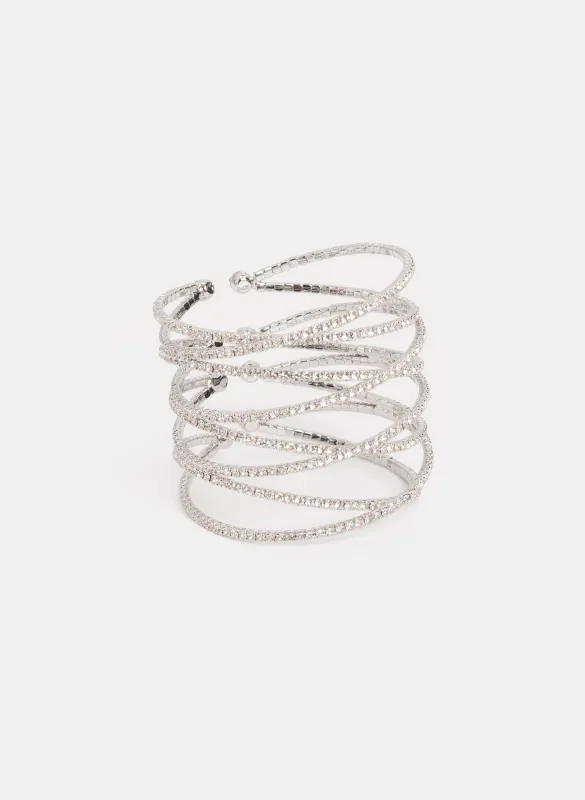 Criss-Cross Crystal Bracelet sold by Laura