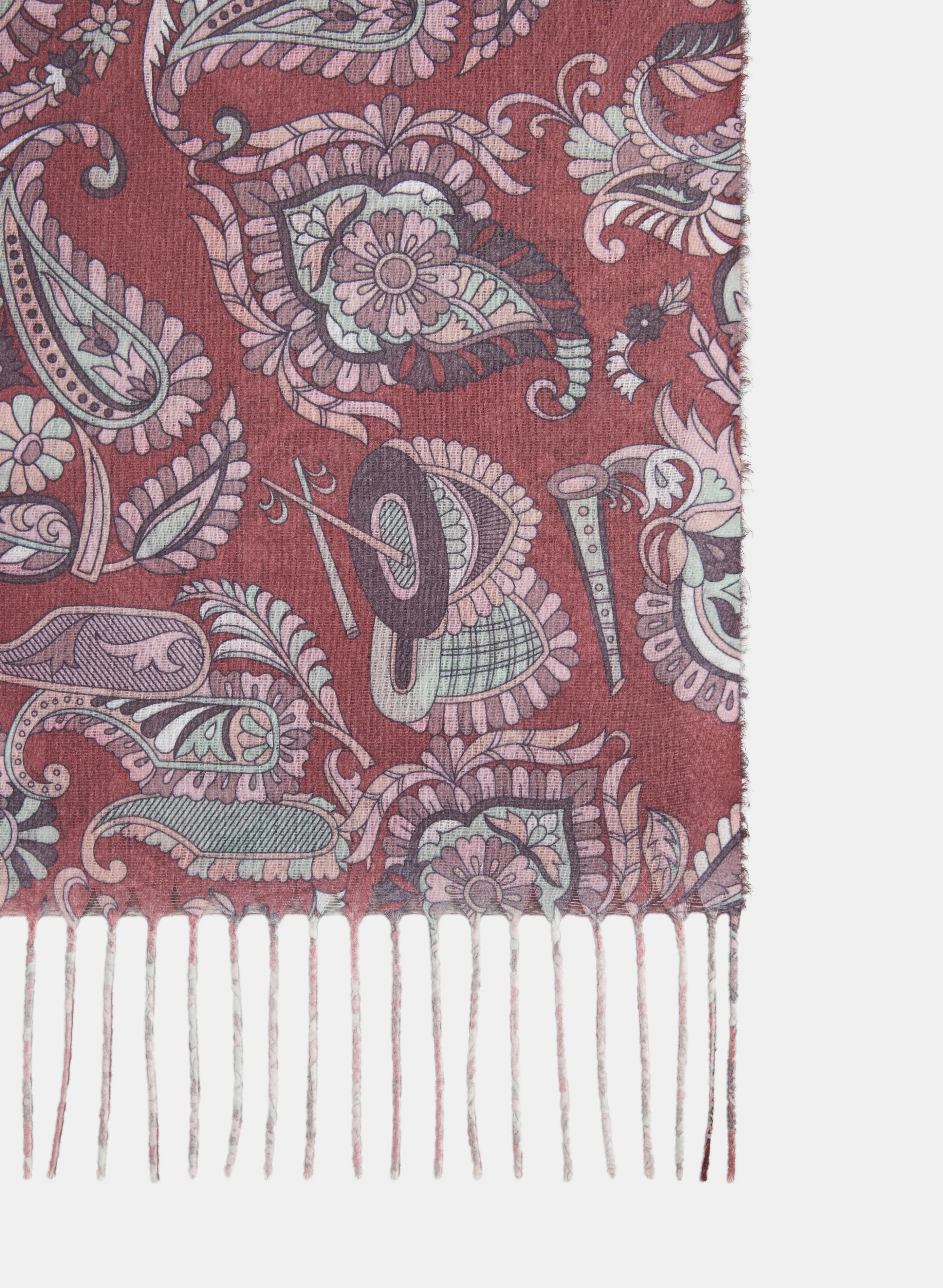Paisley Print Scarf sold by Laura product image thumbnail 4
