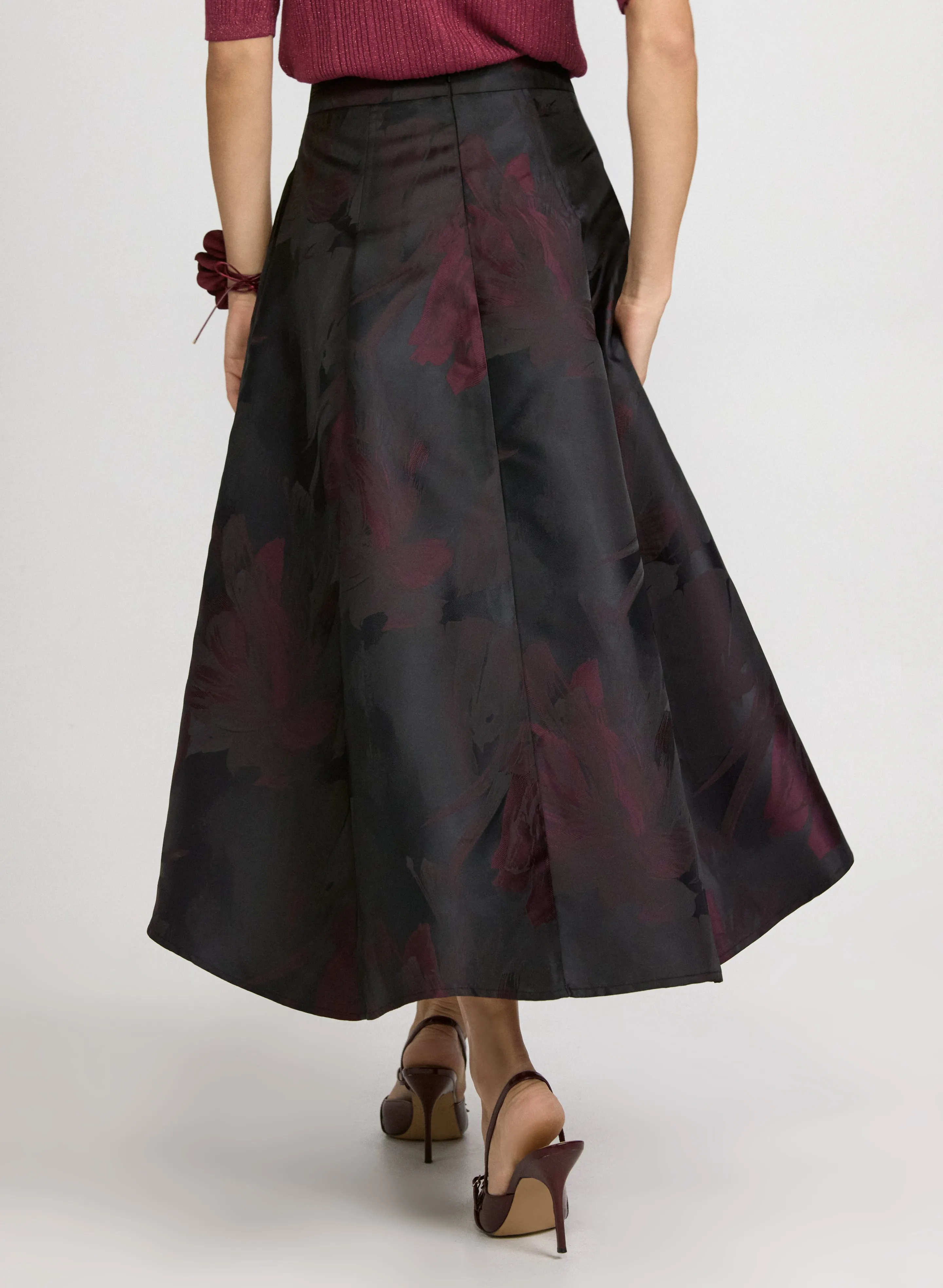 Floral Satin Skirt sold by Laura product image thumbnail 2