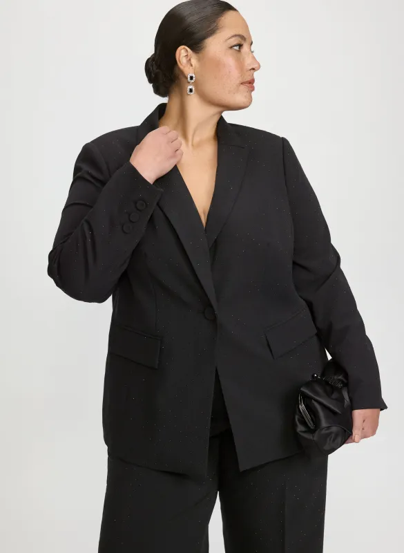 Tonal Stud Embellished Blazer sold by Laura