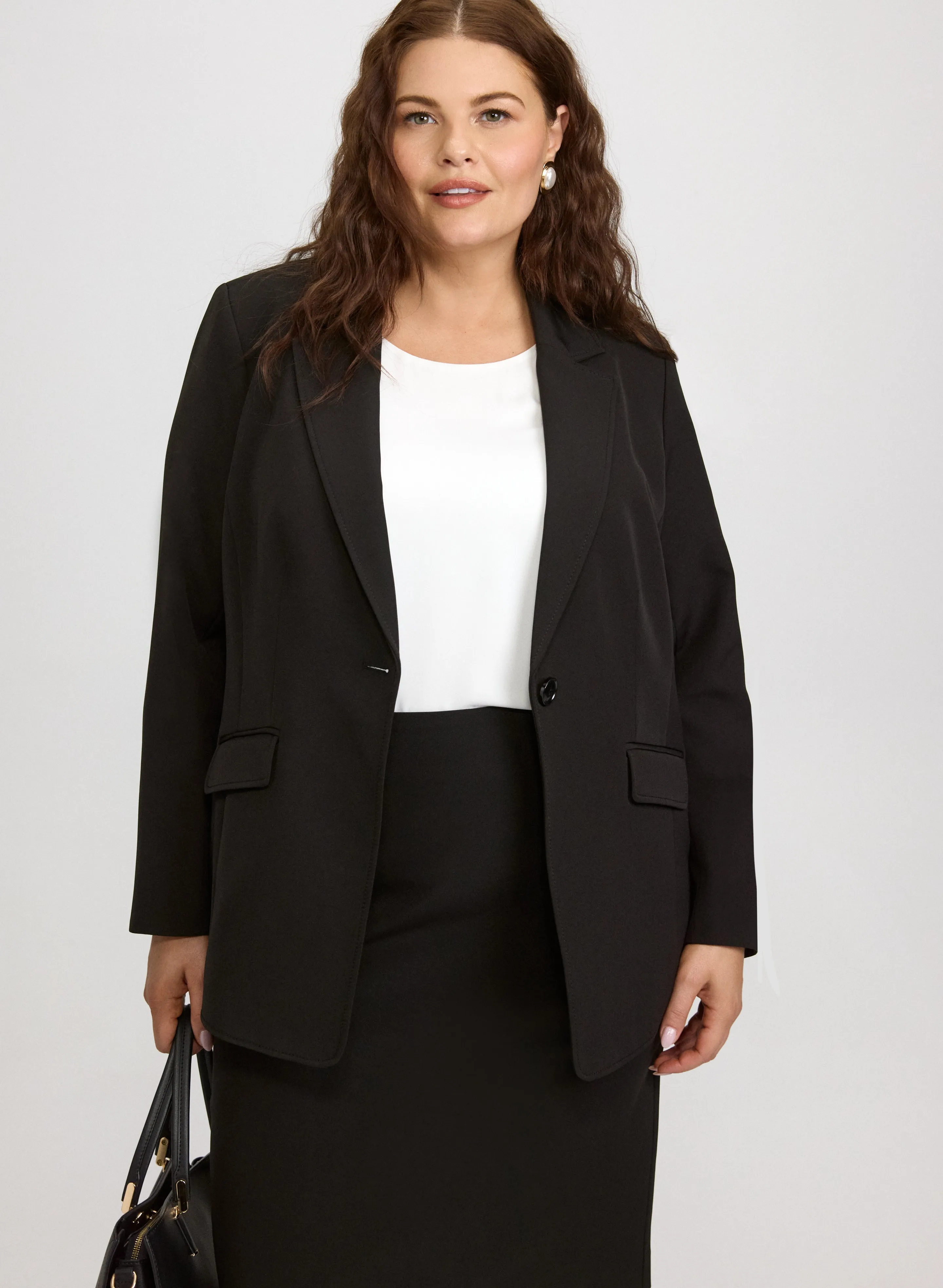 Notched Lapel Suiting Jacket sold by Laura