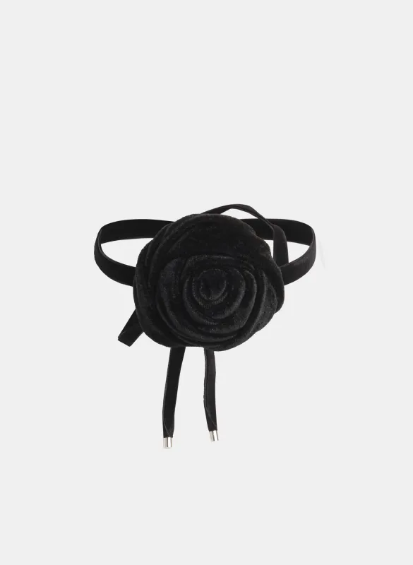 Velvet Rose Choker Necklace sold by Laura