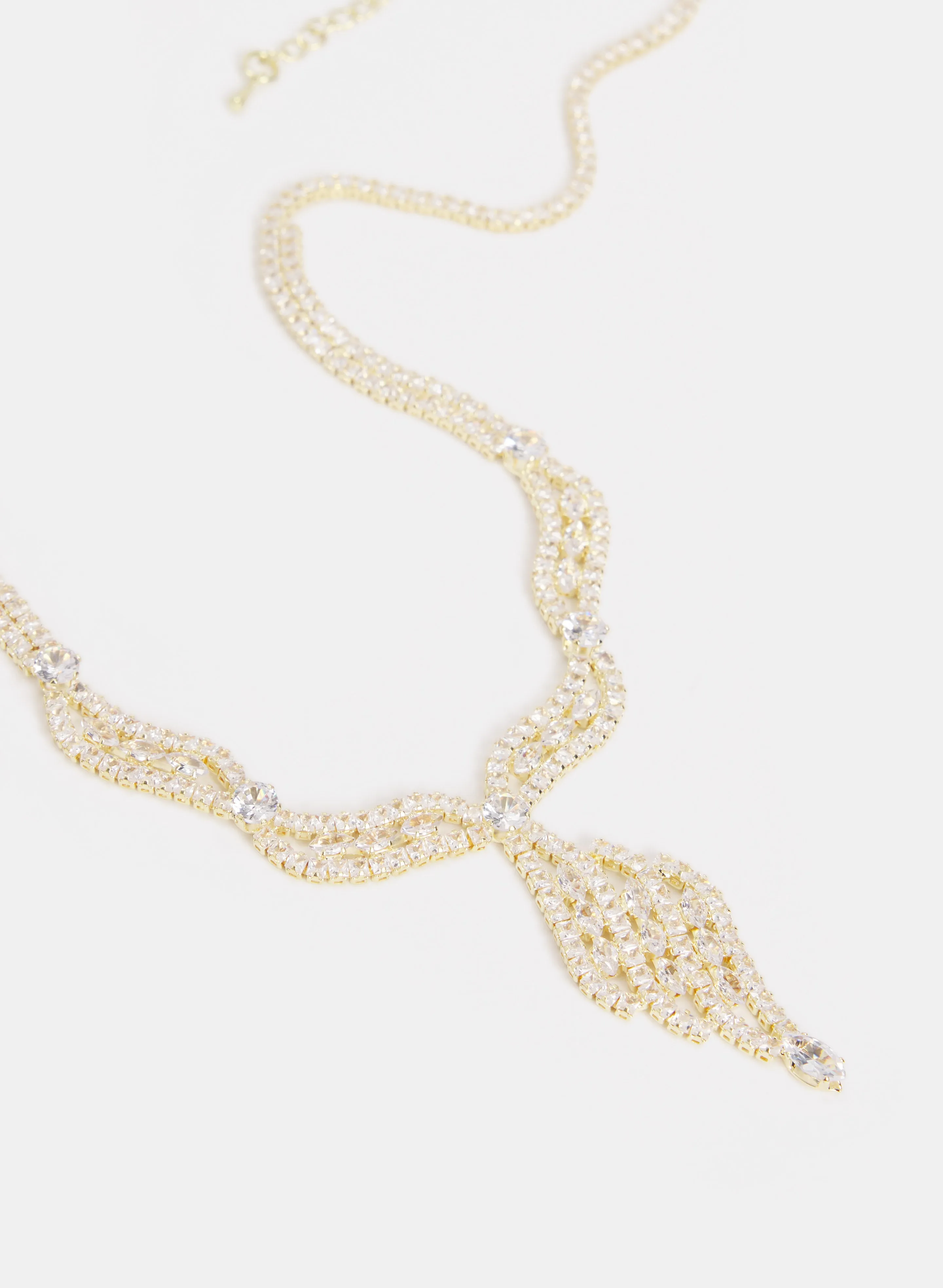 Cubic Zirconia Filigree Pendant Necklace sold by Laura product image thumbnail 2