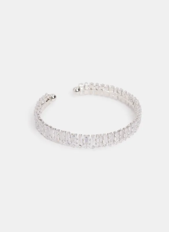 Cubic Zirconia Cuff Bracelet sold by Laura
