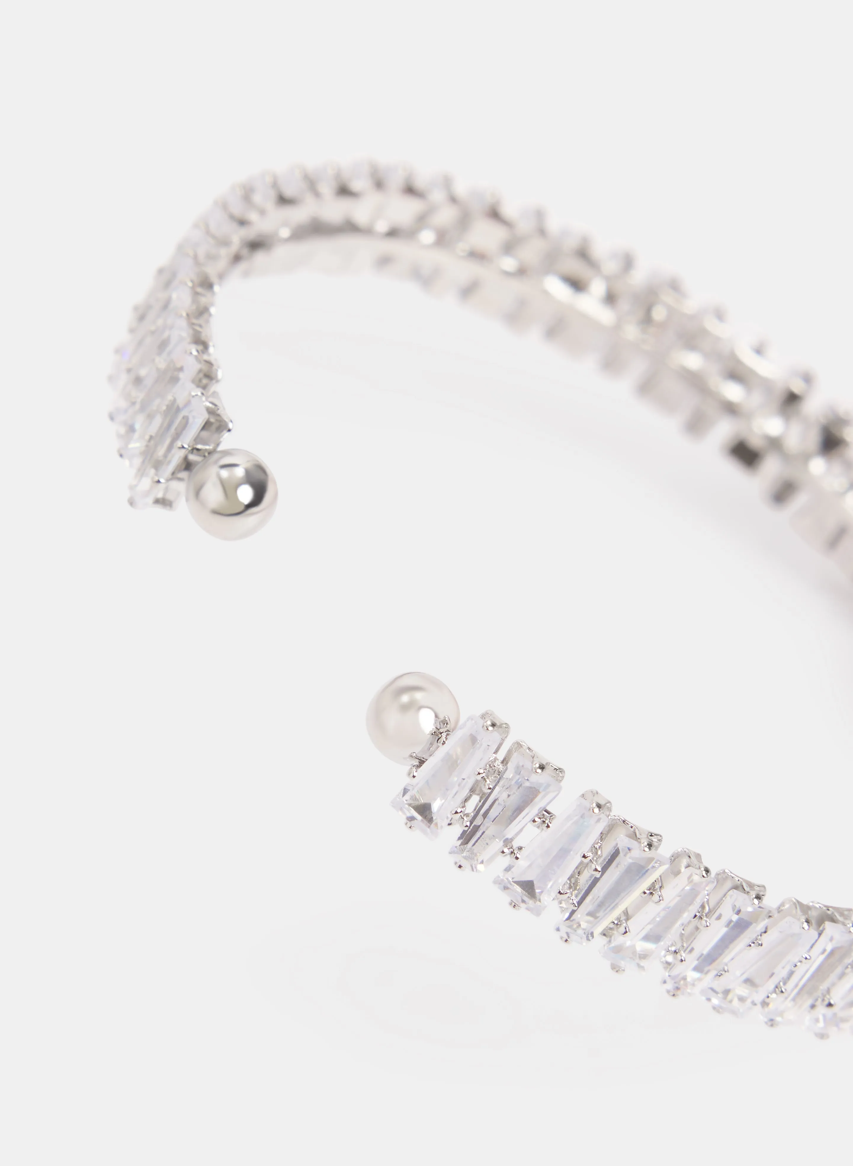 Cubic Zirconia Cuff Bracelet sold by Laura product image thumbnail 3