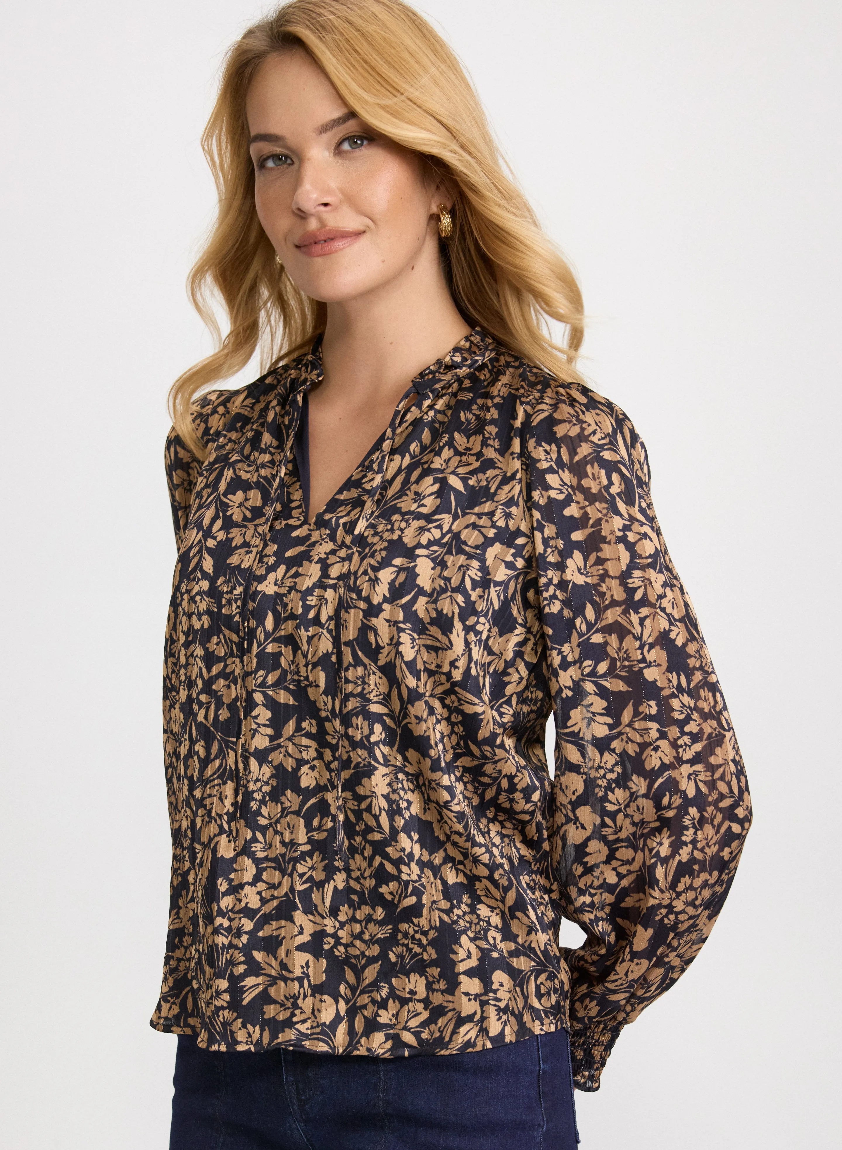 Floral Chiffon Blouse sold by Laura product image thumbnail 5