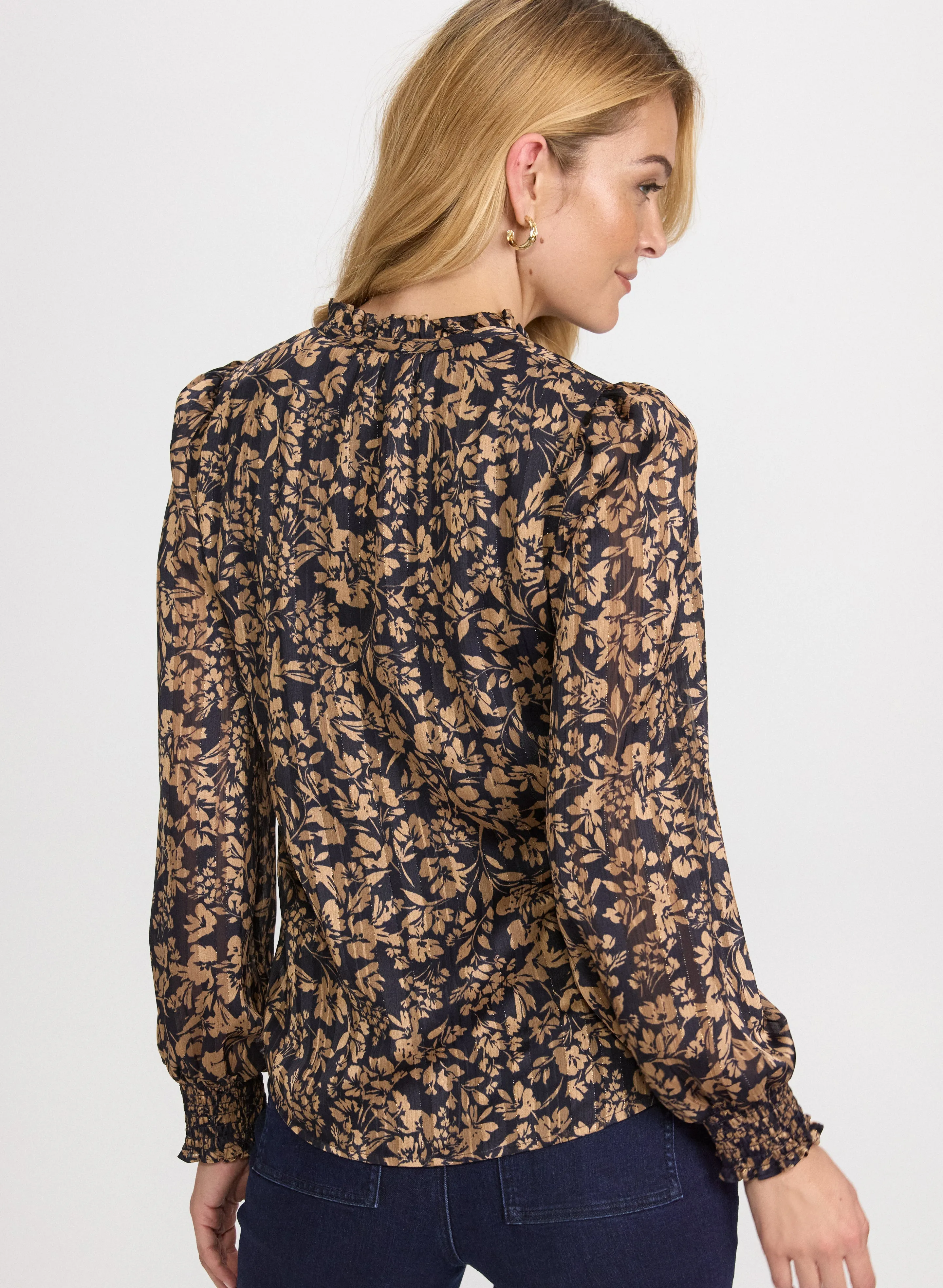 Floral Chiffon Blouse sold by Laura product image thumbnail 4