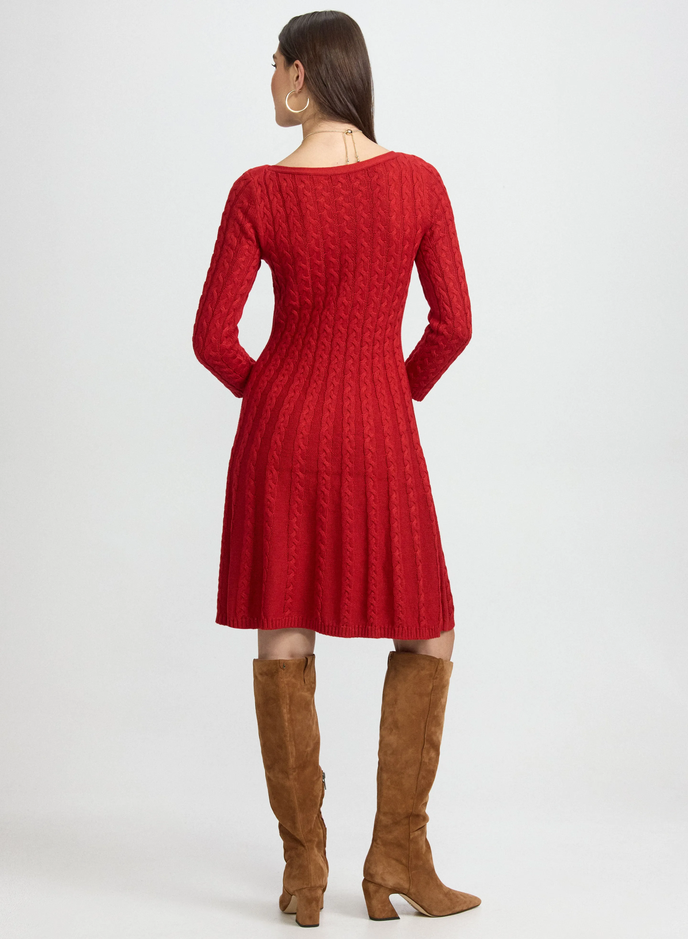 Cable Knit Dress sold by Laura product image thumbnail 3