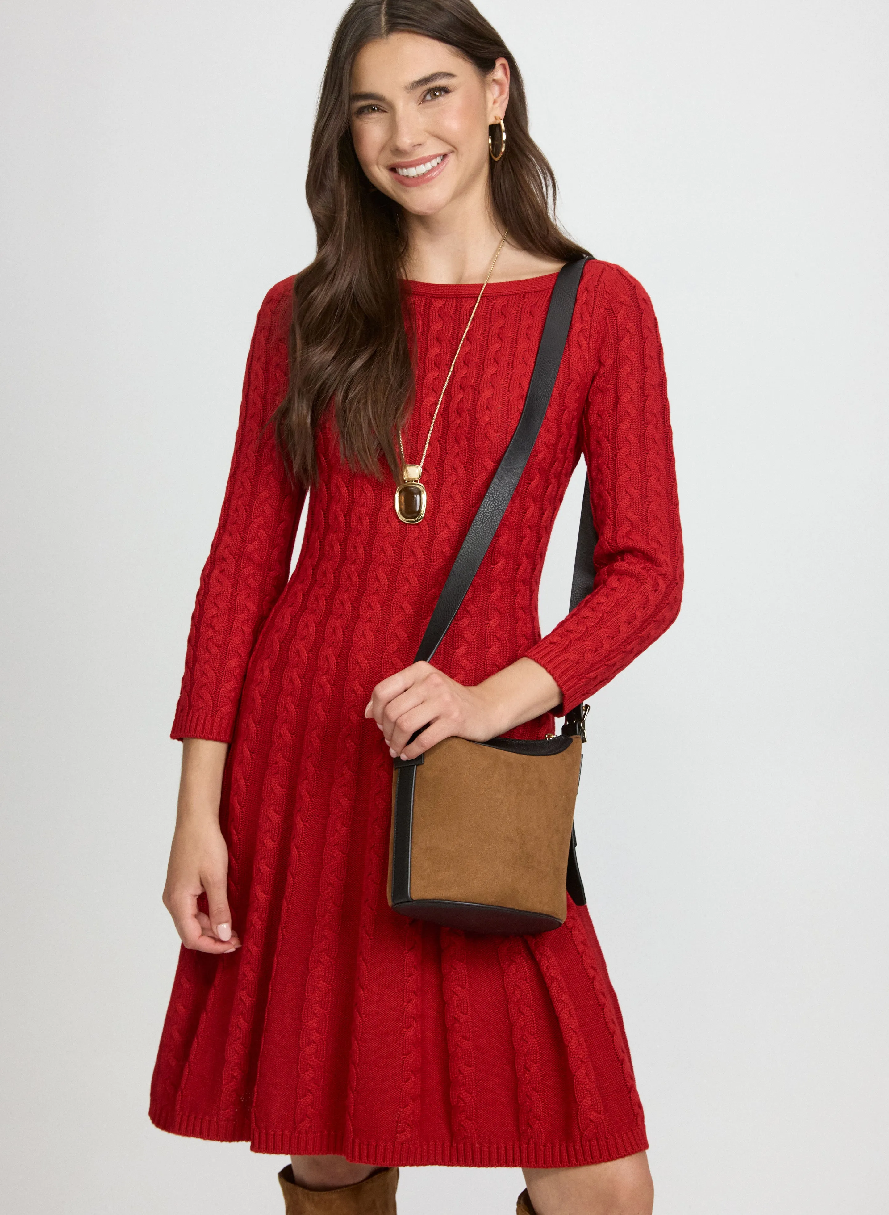 Cable Knit Dress sold by Laura product image thumbnail 4