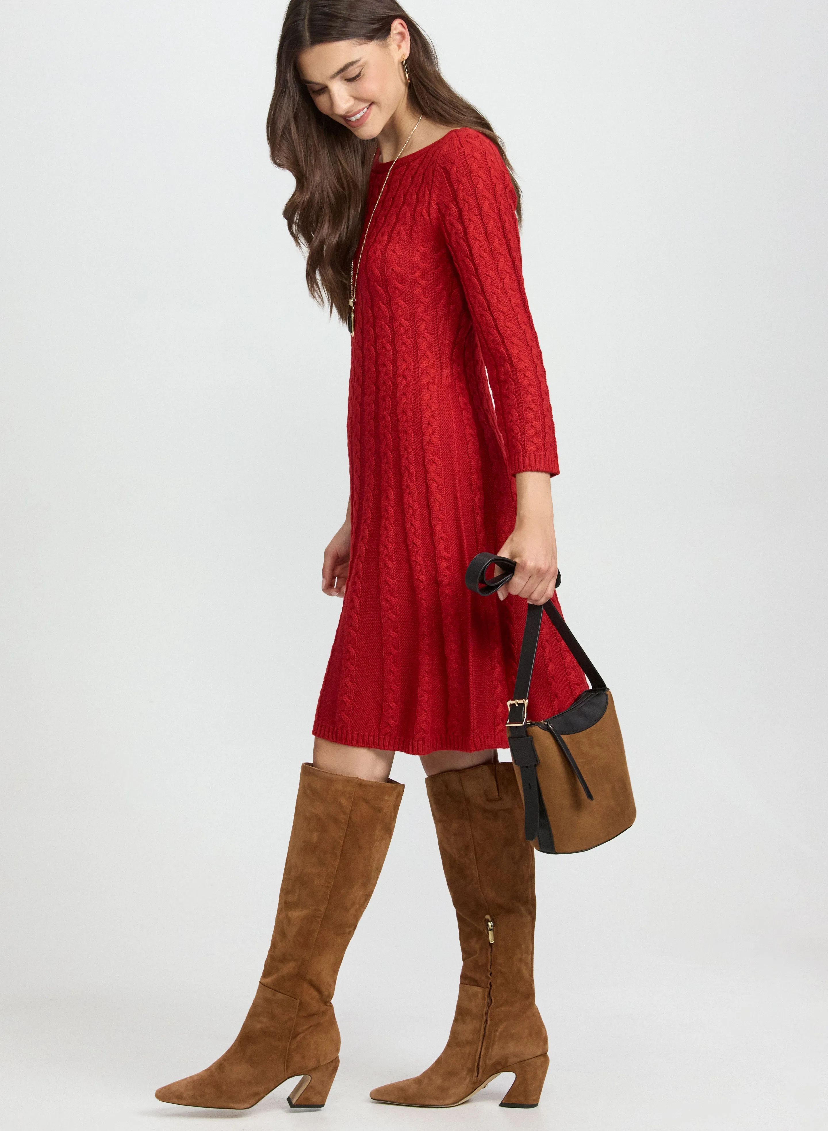 Cable Knit Dress sold by Laura product image thumbnail 2