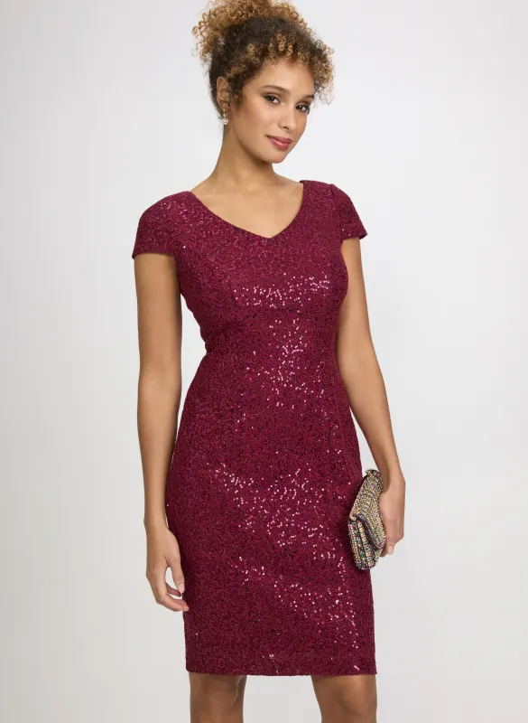 Sequin Fitted Dress sold by Laura