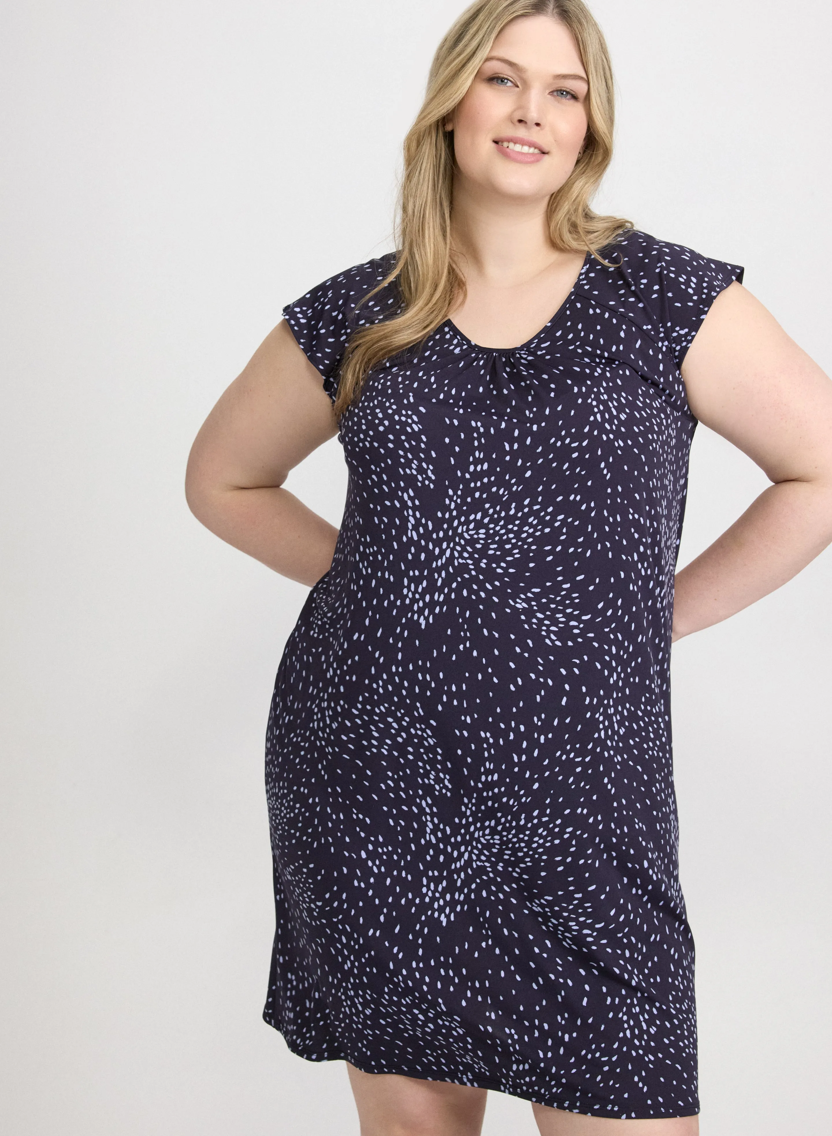 Dot Print Nightgown sold by Laura product image thumbnail 5