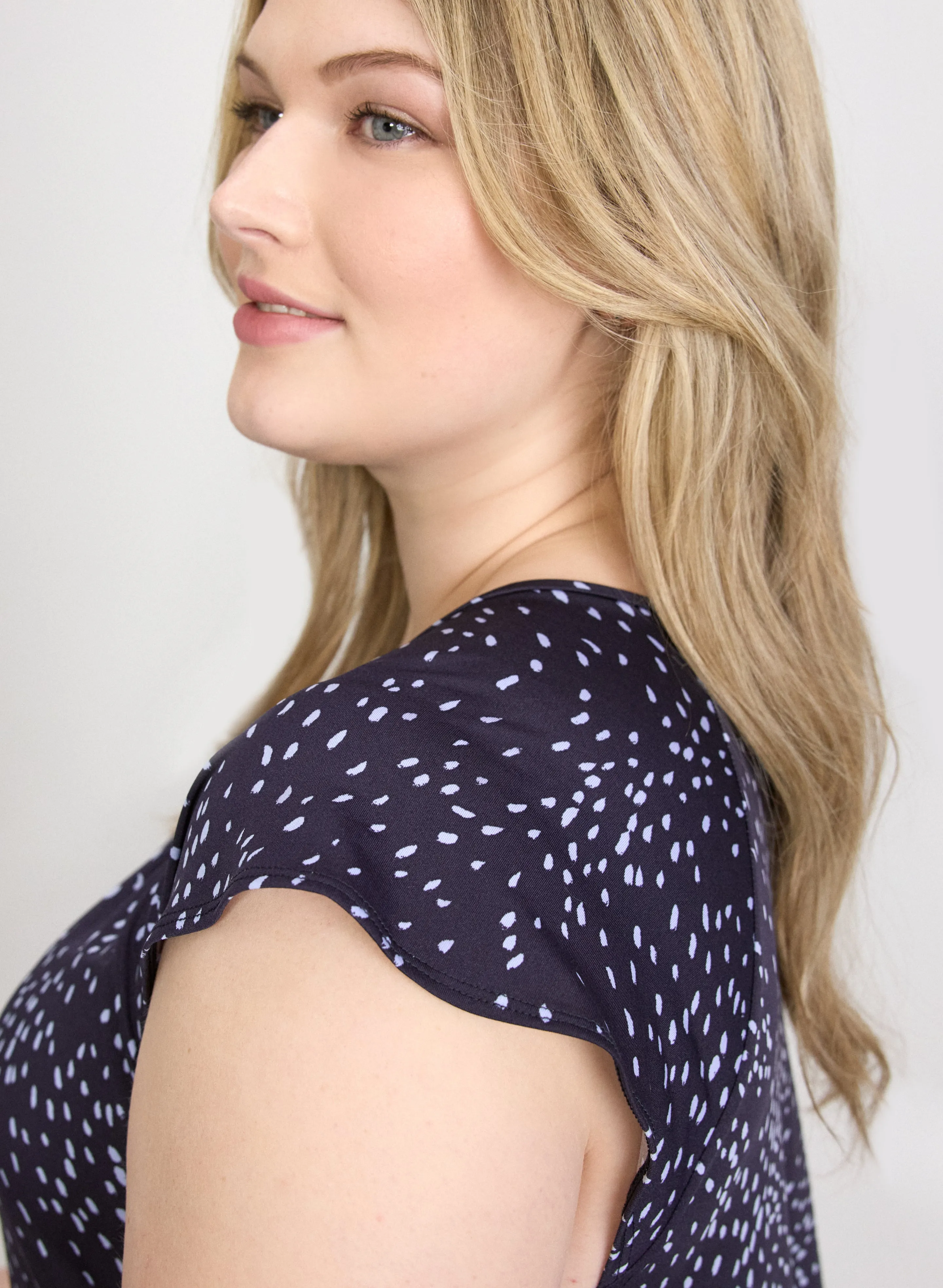 Dot Print Nightgown sold by Laura product image thumbnail 2