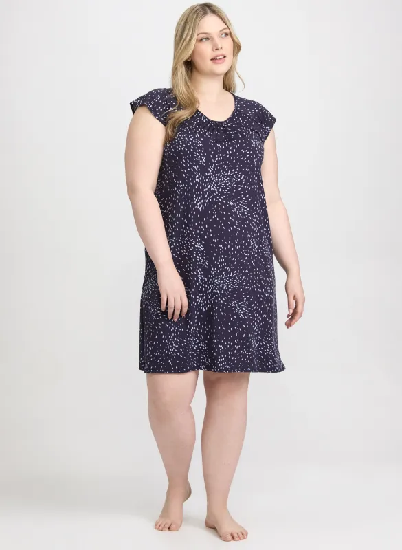 Dot Print Nightgown sold by Laura