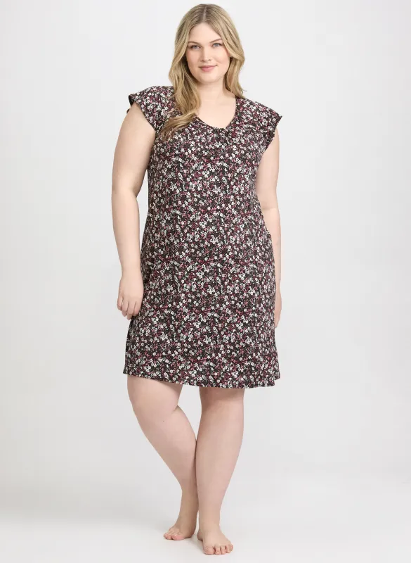 Floral Print Nightgown sold by Laura