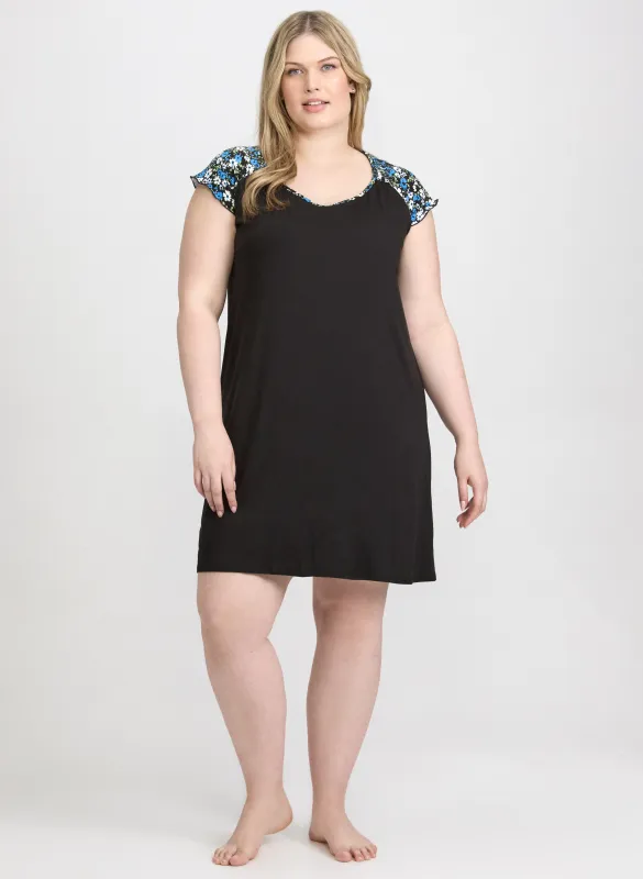 Floral Jersey Night Dress sold by Laura