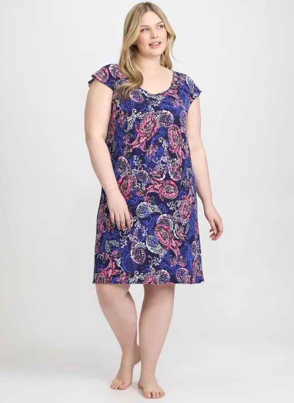 Paisley Print Nightgown sold by Laura