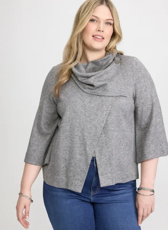 Knit Cowl Neck Top sold by Laura