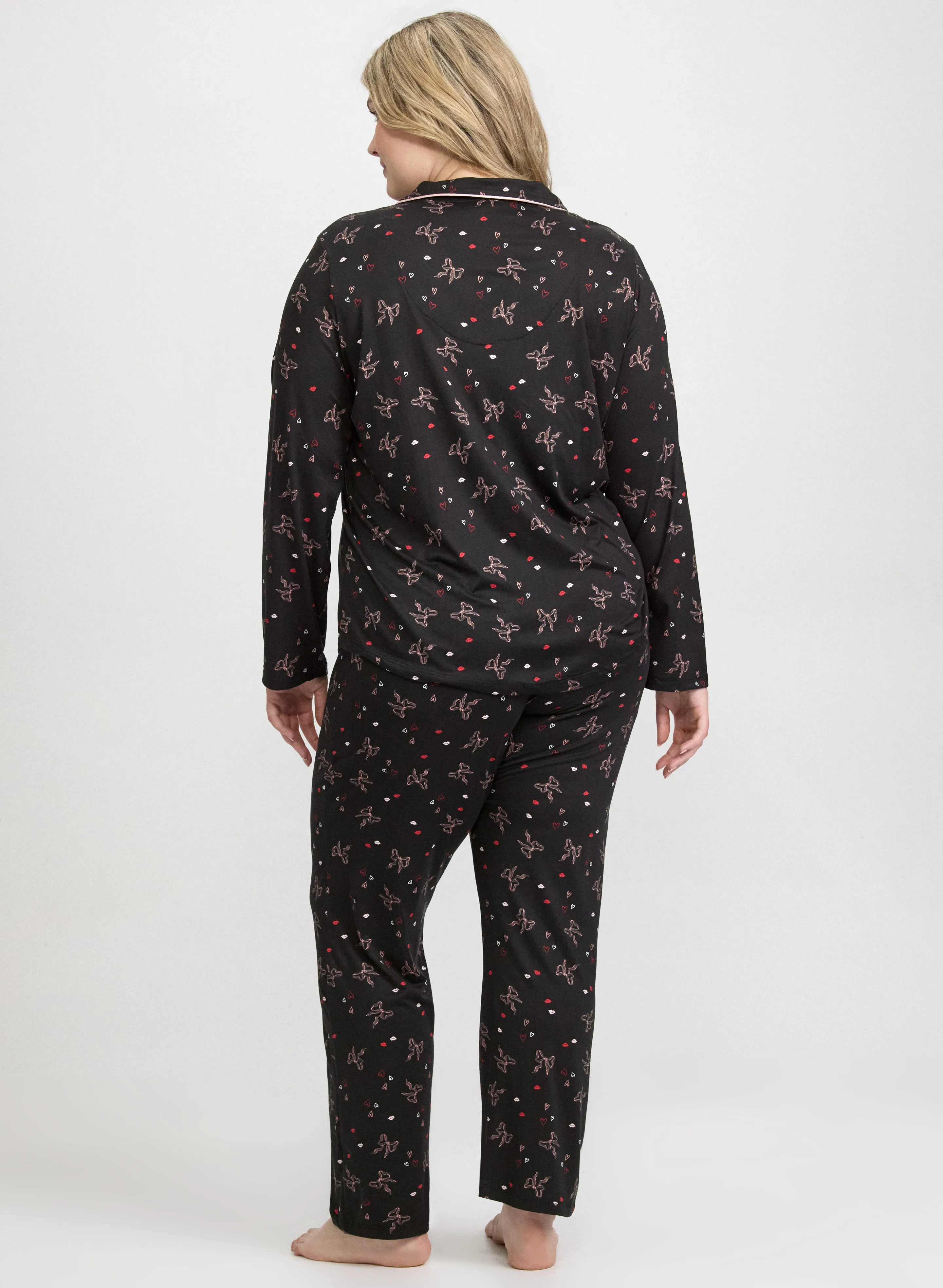 Bow Print Pyjama Set sold by Laura product image thumbnail 4