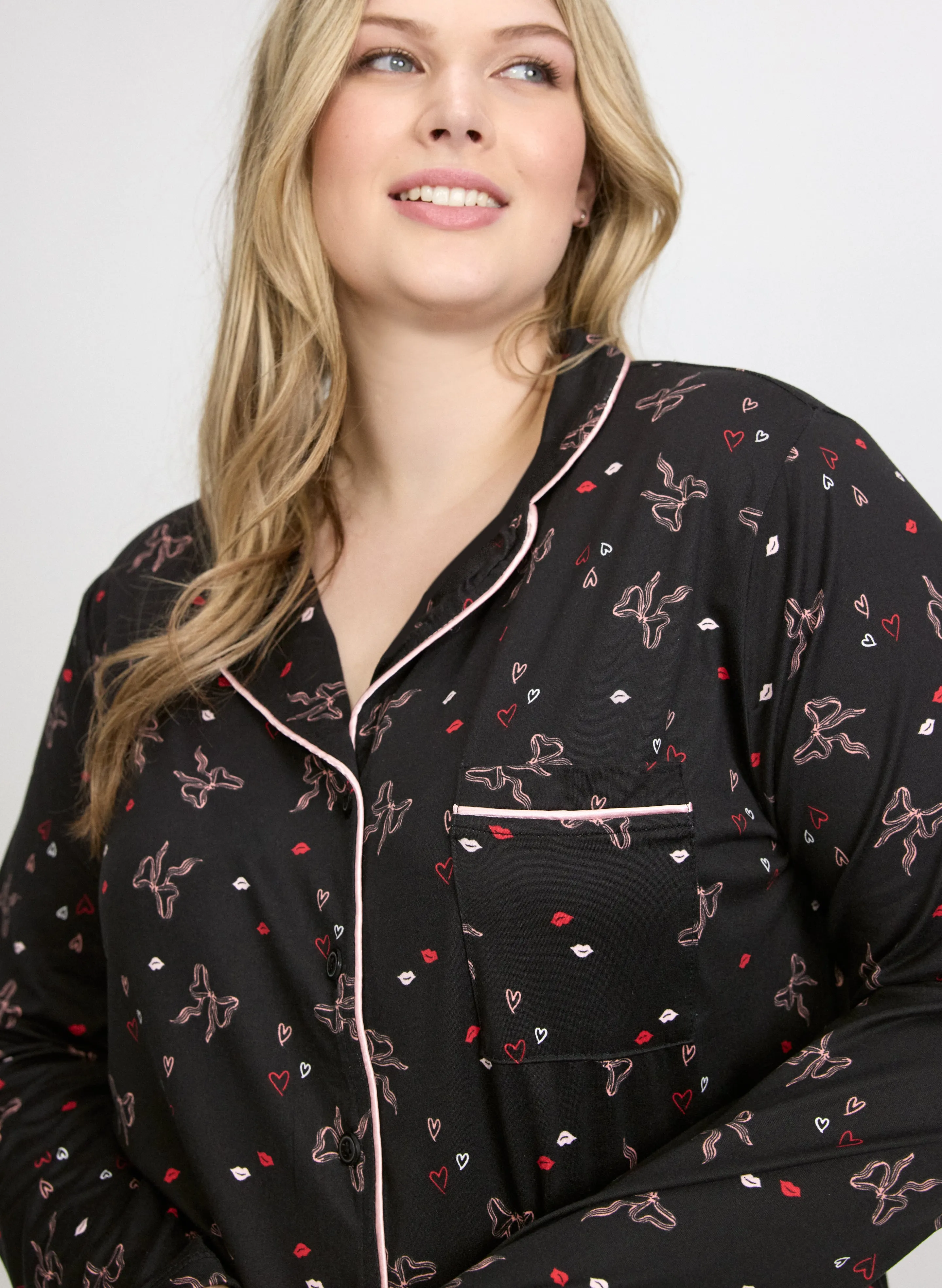 Bow Print Pyjama Set sold by Laura product image thumbnail 5