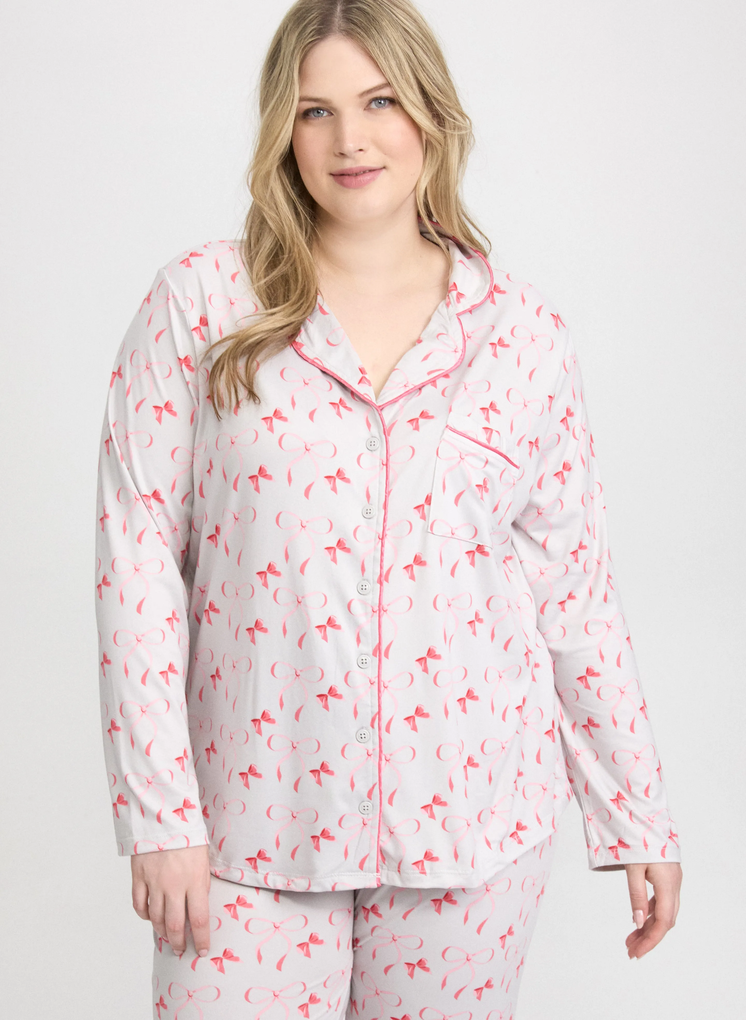 Bow Print Pyjama Set sold by Laura product image thumbnail 3