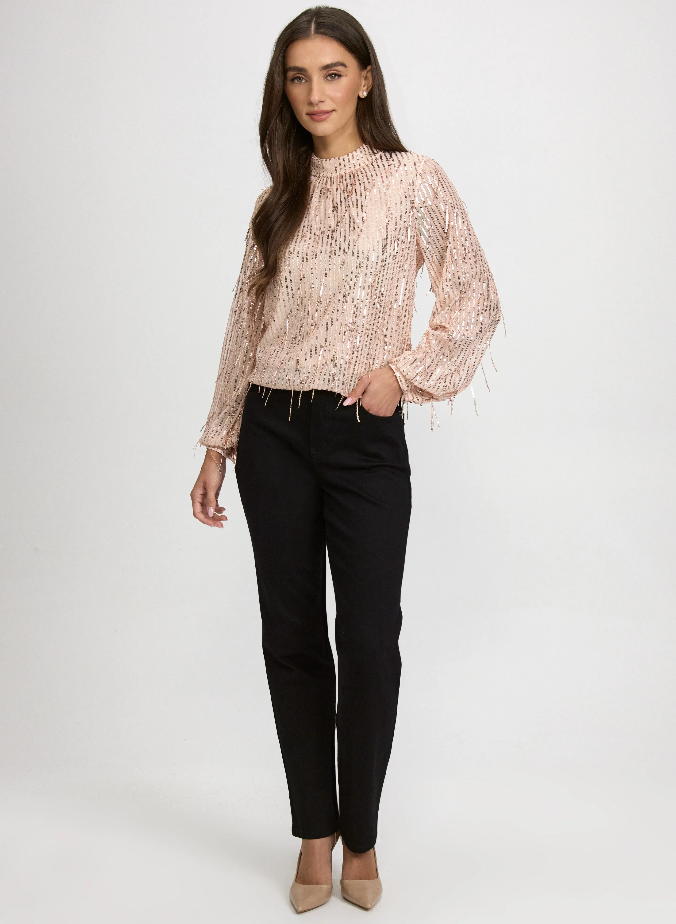 Sequin Fringe Top sold by Laura product image thumbnail 3